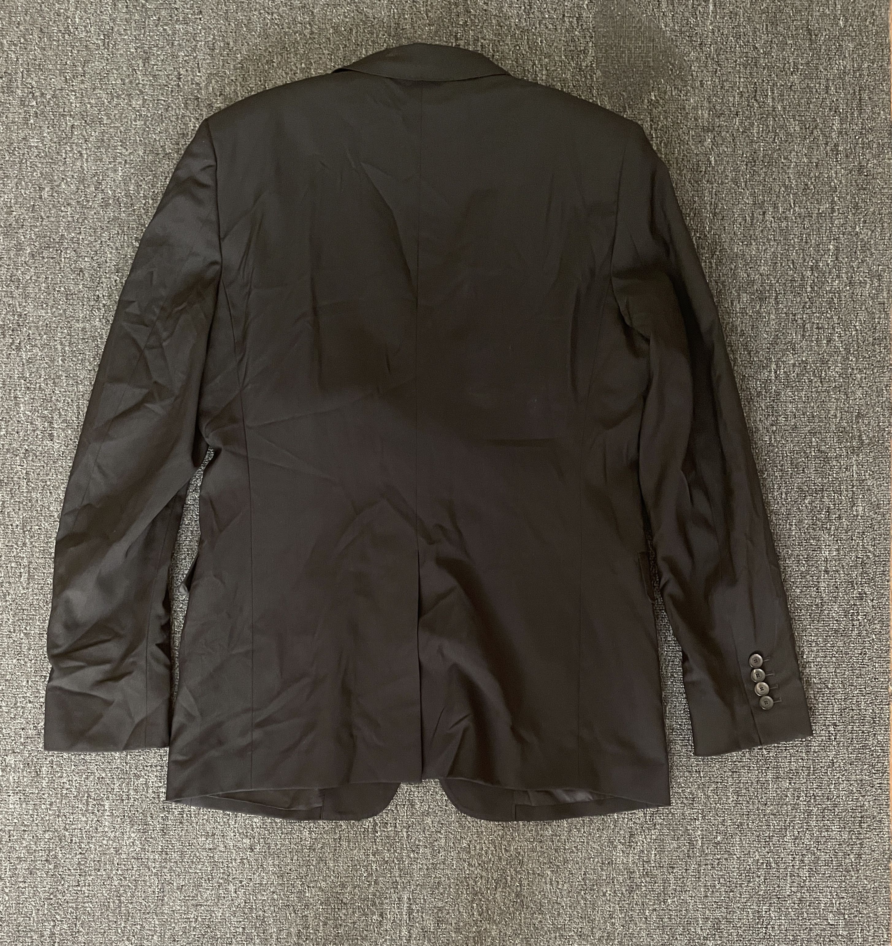 Gucci gucci black wool blazers jacket size 52/XL Size 50L - 3 Thumbnail