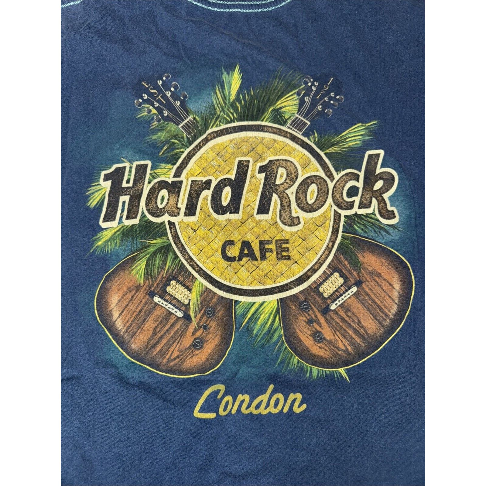 Band Tees × Hard Rock Cafe × Vintage Hard Rock Cafe London T-Shirt Blue Medium 19x24 Size US M / EU 48-50 / 2 - 2 Thumbnail