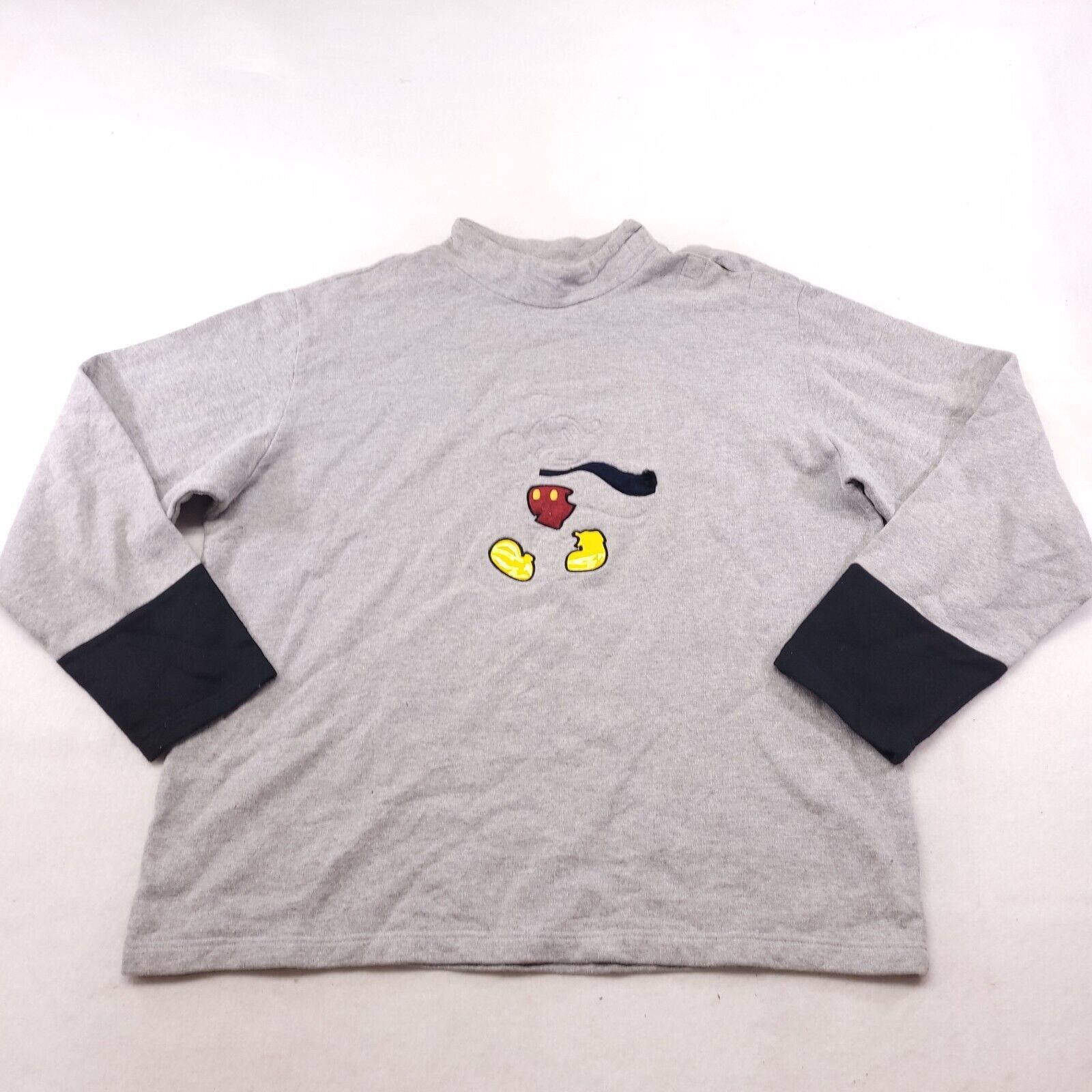 Disney The Disney Store Mickey Mouse Sweatshirt Mens Size XL Gray Size US XL / EU 56 / 4 - 2 Thumbnail