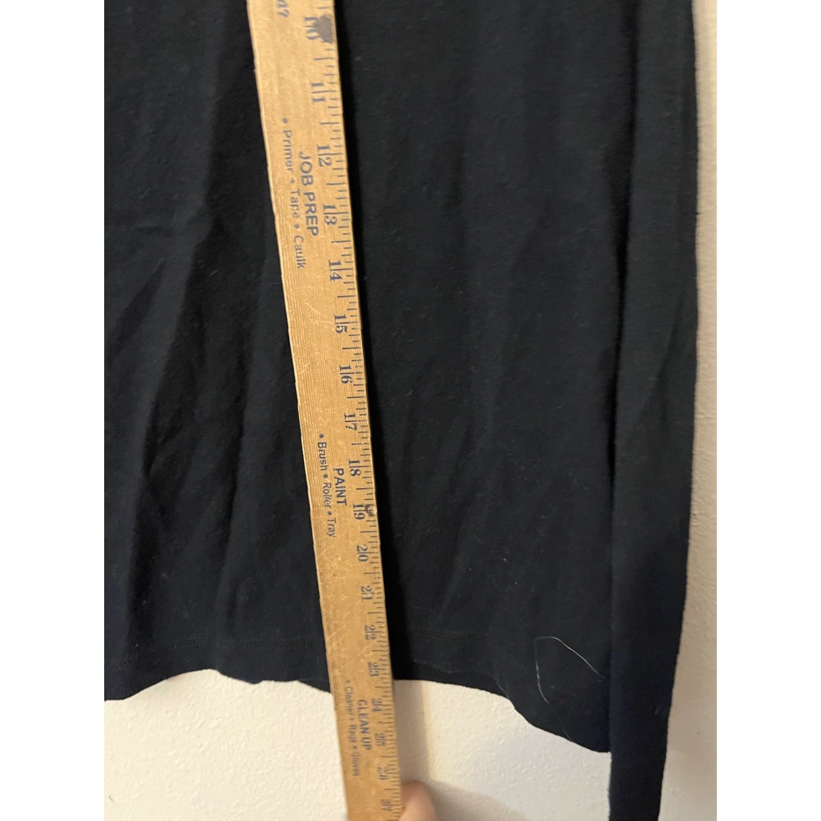 Tommy Hilfiger Tommy Hilfiger T Shirt Womens Large Black Solid Short Sleeve Crew Neck 100% Cotton Jersey Logo Embroidered Classic Modern Size L / US 10 / IT 46 - 4 Thumbnail