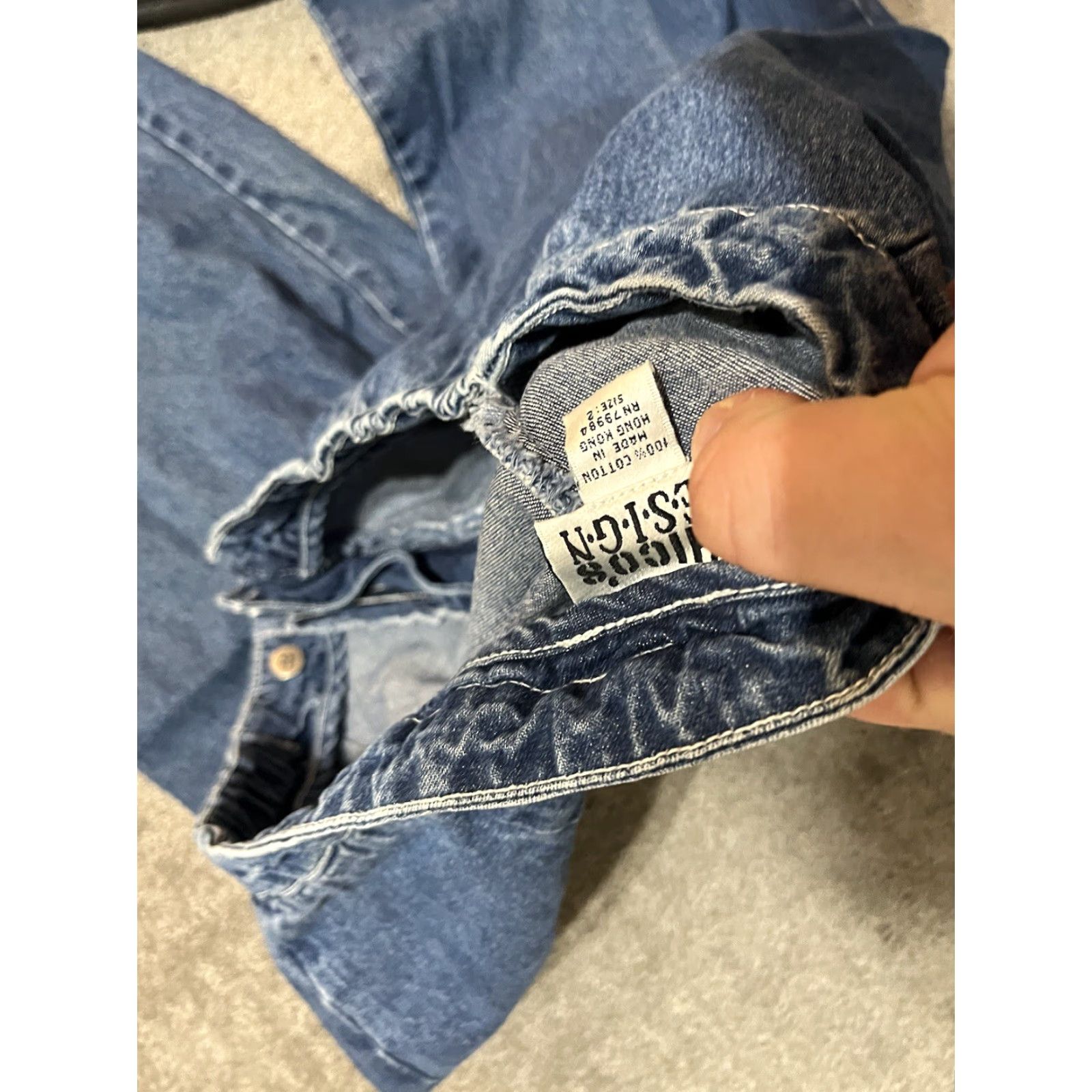 Vintage VINTAGE Chico's Women's Jeans Straight Fit Medium Wash Blue Size 2 Denim 5-Pocket Inseam 32 Inches Size 26" / US 2 / IT 38 - 5 Thumbnail