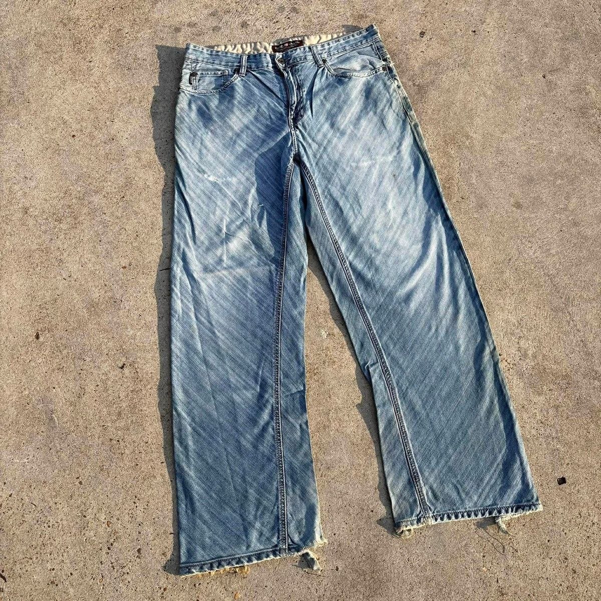 Ecko Unltd. ECKO Unltd Vintage Faded Denim Jeans Size US 38 / EU 54 - 3 Thumbnail
