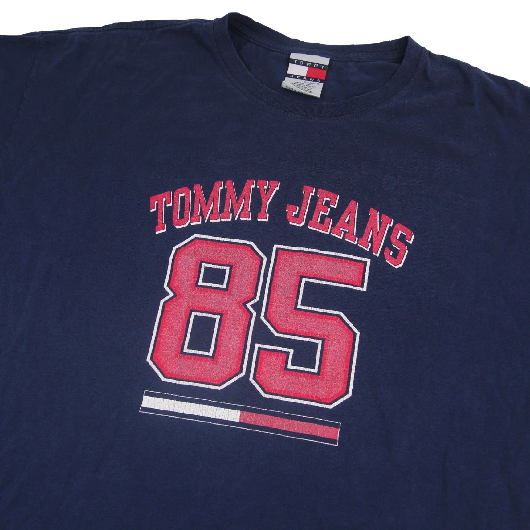Tommy Hilfiger VINTAGE Tommy Hilfiger Mens XXL Spellout Graphic T Shirt Blue 90s Womens/Mens? Size US XXL / EU 58 / 5 - 2 Thumbnail