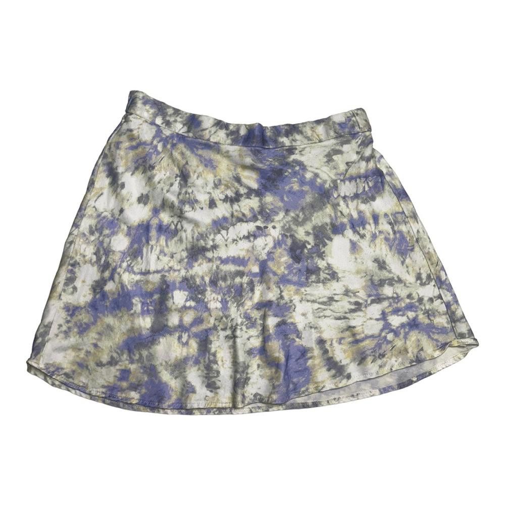 Zara Zara l Tie Dyed Satin Mini Skirt Medium Size 32" / US 10 / IT 46 - 2 Thumbnail