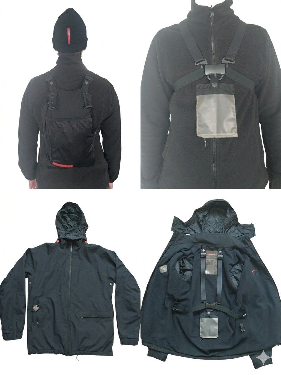 Prada Prada Sport FW00 Technical Jacket Size US L / EU 52-54 / 3 - 2 Thumbnail