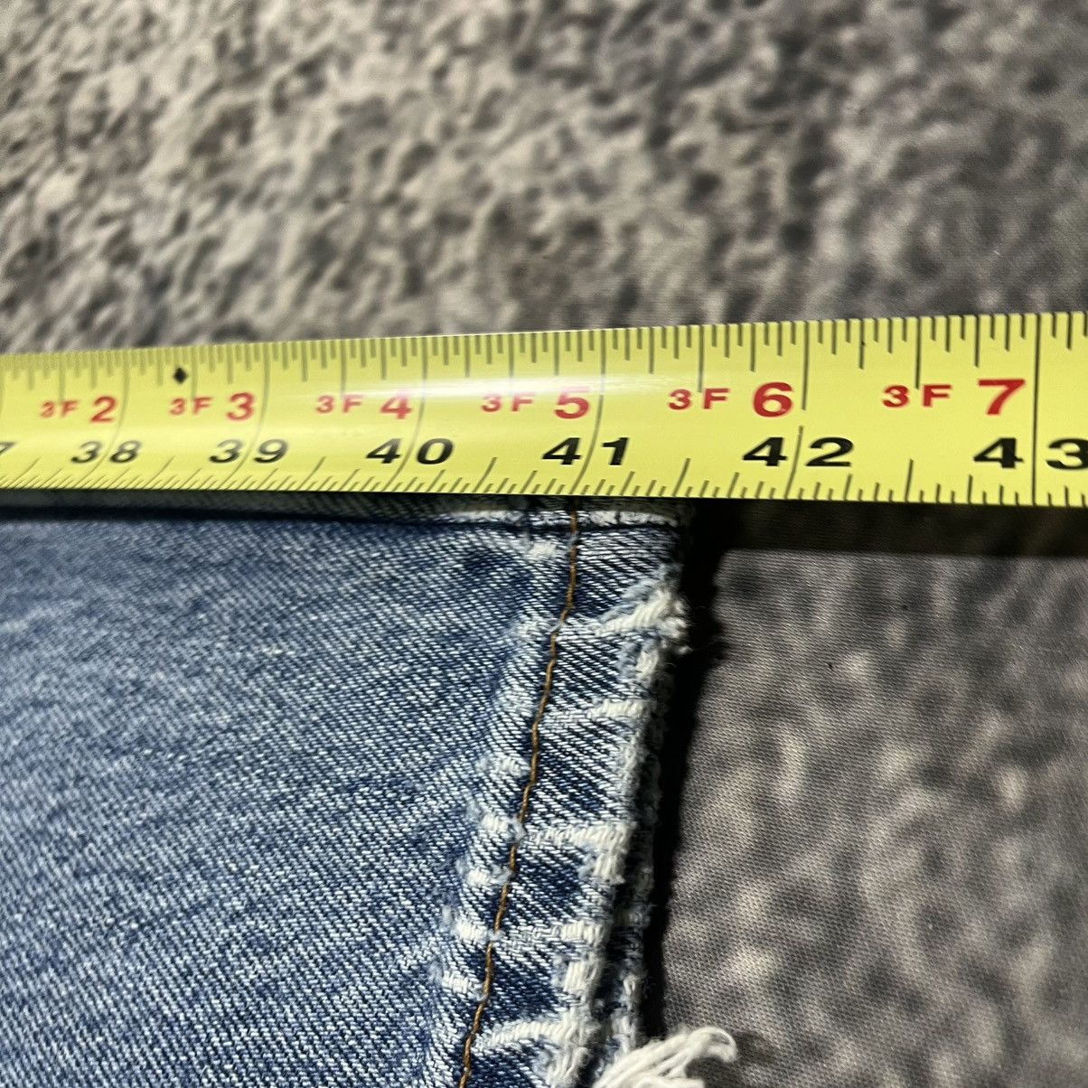 Levi's Vintage Levi's 505 Grunge Skater 2000s Blue Jeans 35x32 Size US 35 - 15 Thumbnail