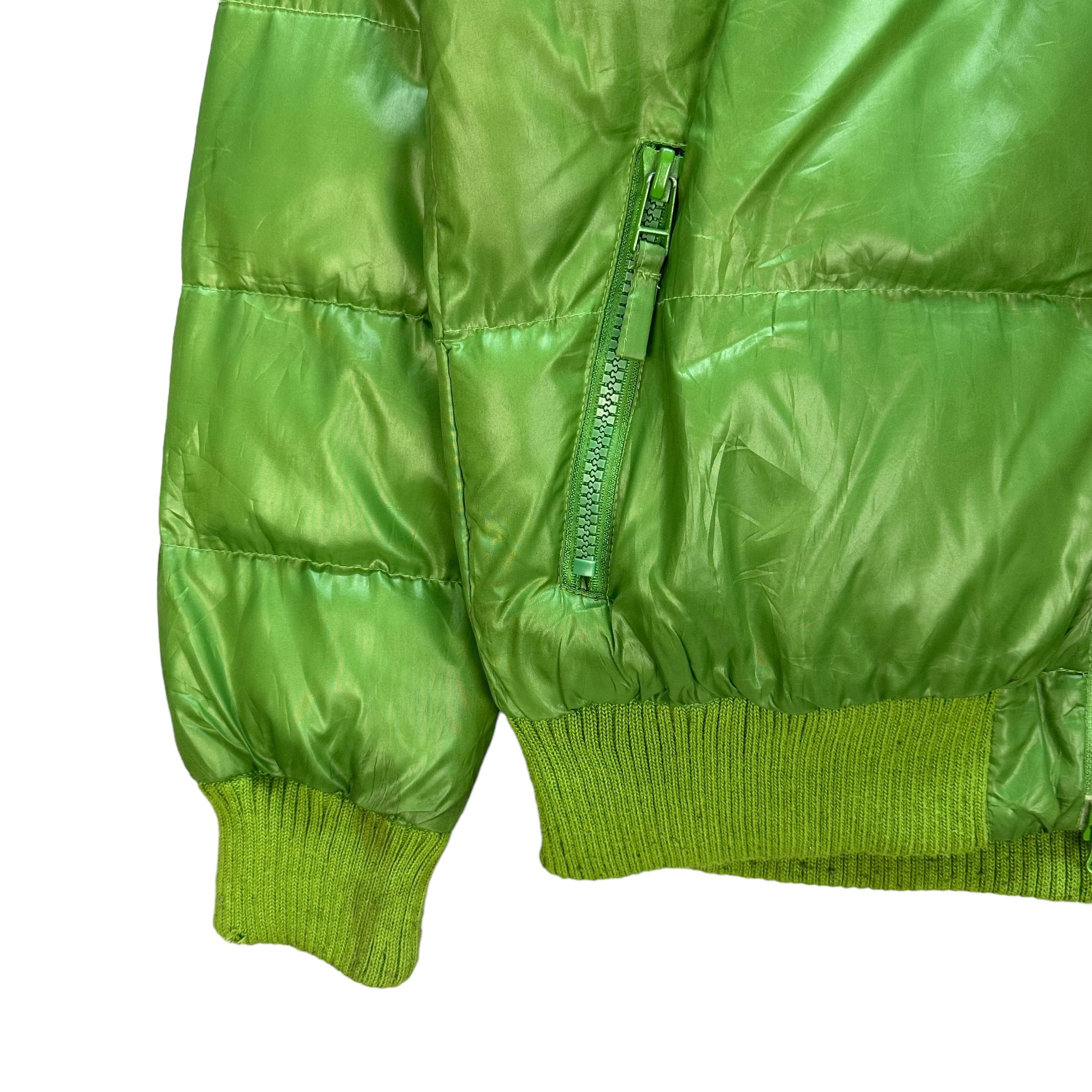 Japanese Brand FOURSEASON Patches Logo Green Puffer Jacket #A32-0719 Size US XL / EU 56 / 4 - 6 Thumbnail