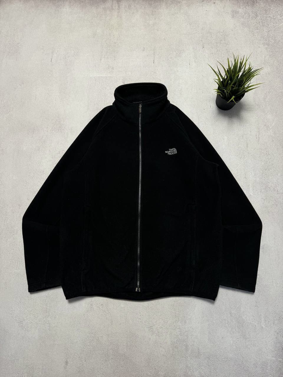 The North Face × Vintage Vintage The North Face Fleece Jacket Baggy Black 90s Size US M / EU 48-50 / 2 - 1 Thumbnail