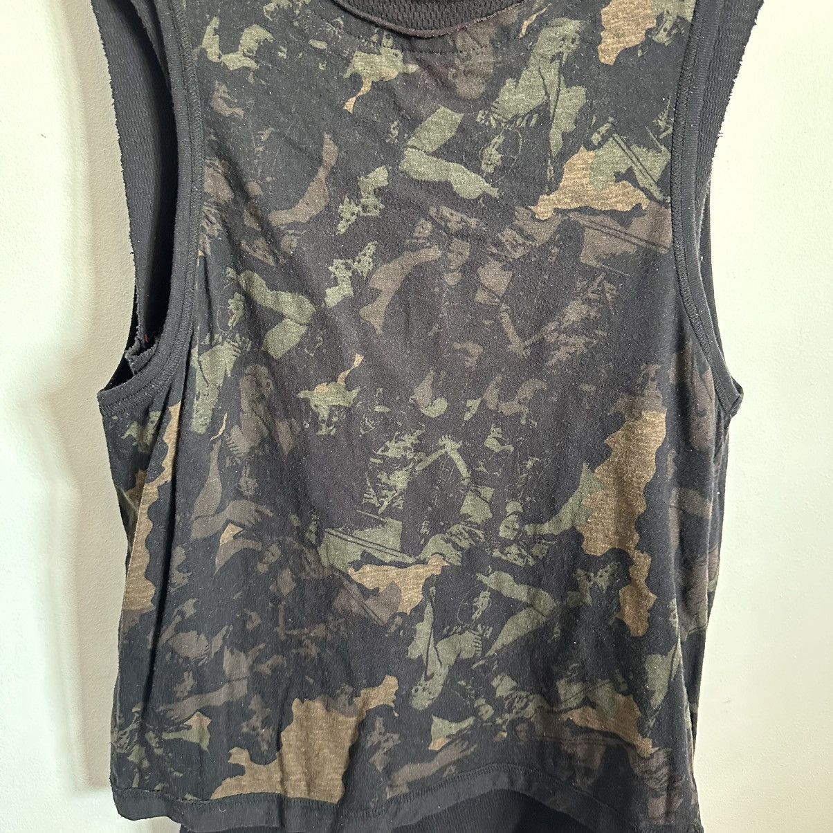 Jun Takahashi × Undercover Undercover SS03 Scab Punk Camo Double Layered Tank Top Size US M / EU 48-50 / 2 - 4 Thumbnail