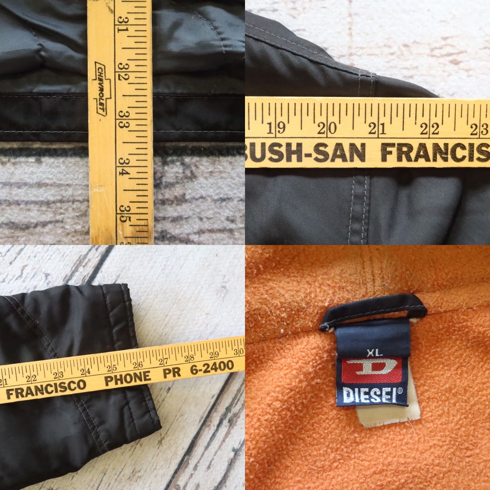 Diesel VINTAGE Diesel Parka Jacket Mens XL Black Jacket - Parka, Diesel, XL, Black, Vintage, Men, Jacket, Parka, XL Size US XL / EU 56 / 4 - 8 Thumbnail
