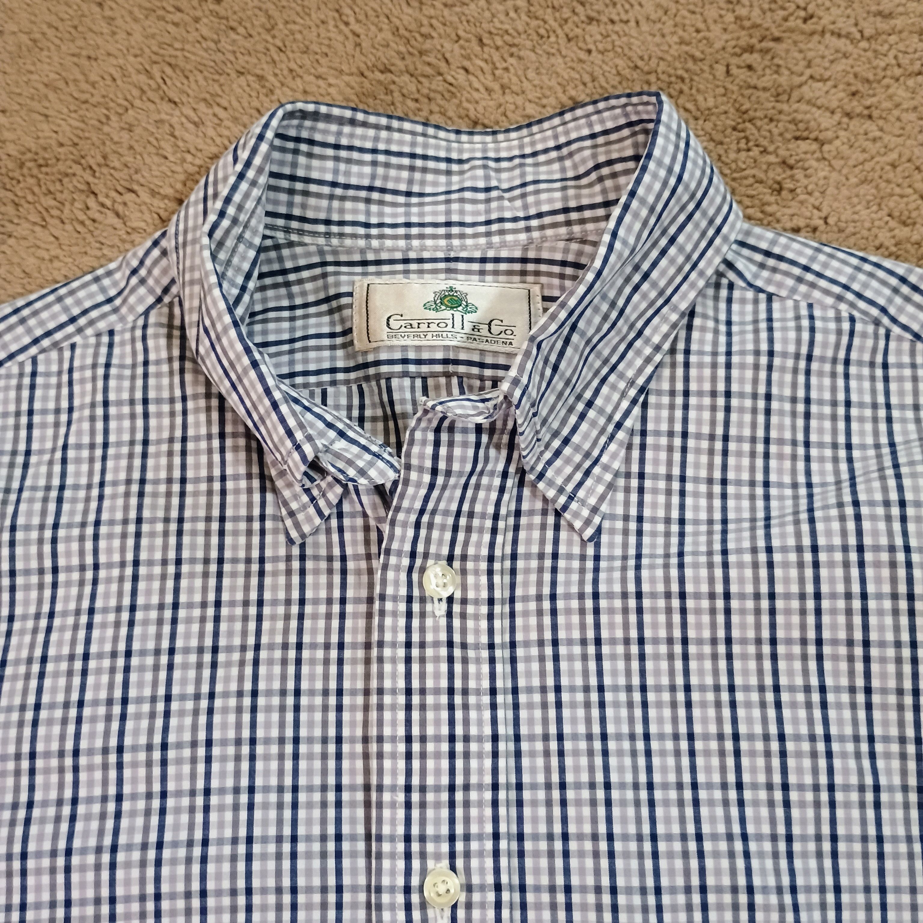 Carrol & Co. Carroll and Co. ButtonUp Shirt Mens 14-30 Casual Preppy USA Size US L / EU 52-54 / 3 - 1 Thumbnail