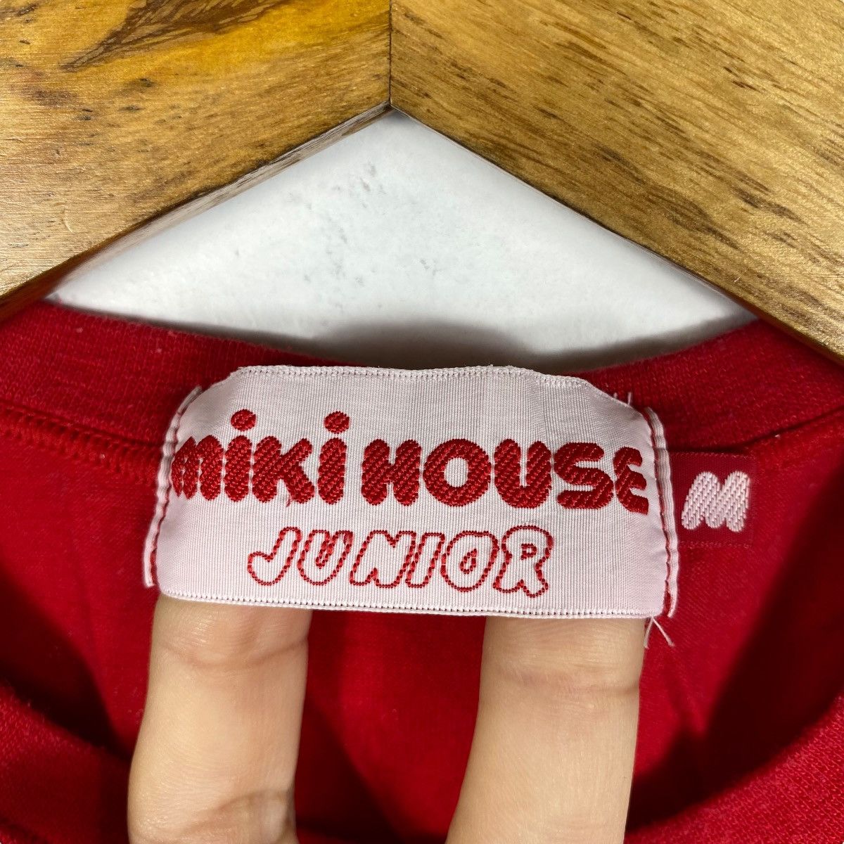 Japanese Brand Japanese Brand MIKI HOUSE Faded Logo Graphic Tee Shirt Size US M / EU 48-50 / 2 - 7 Thumbnail