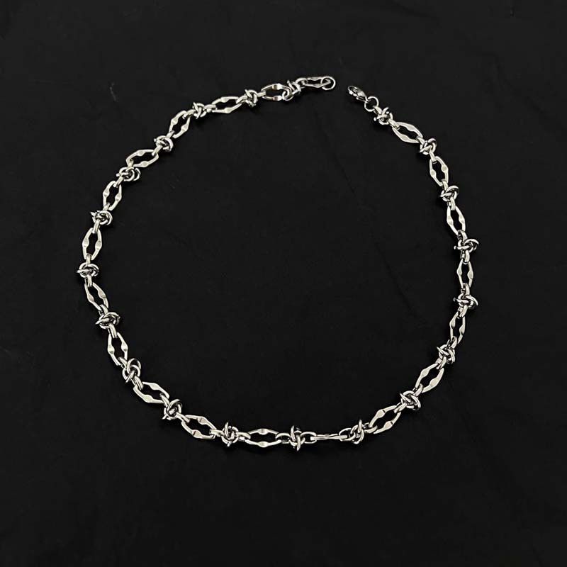 Jewelry 45cm Steel Metal Geometric Irregular Chain Necklace Size ONE SIZE - 3 Thumbnail