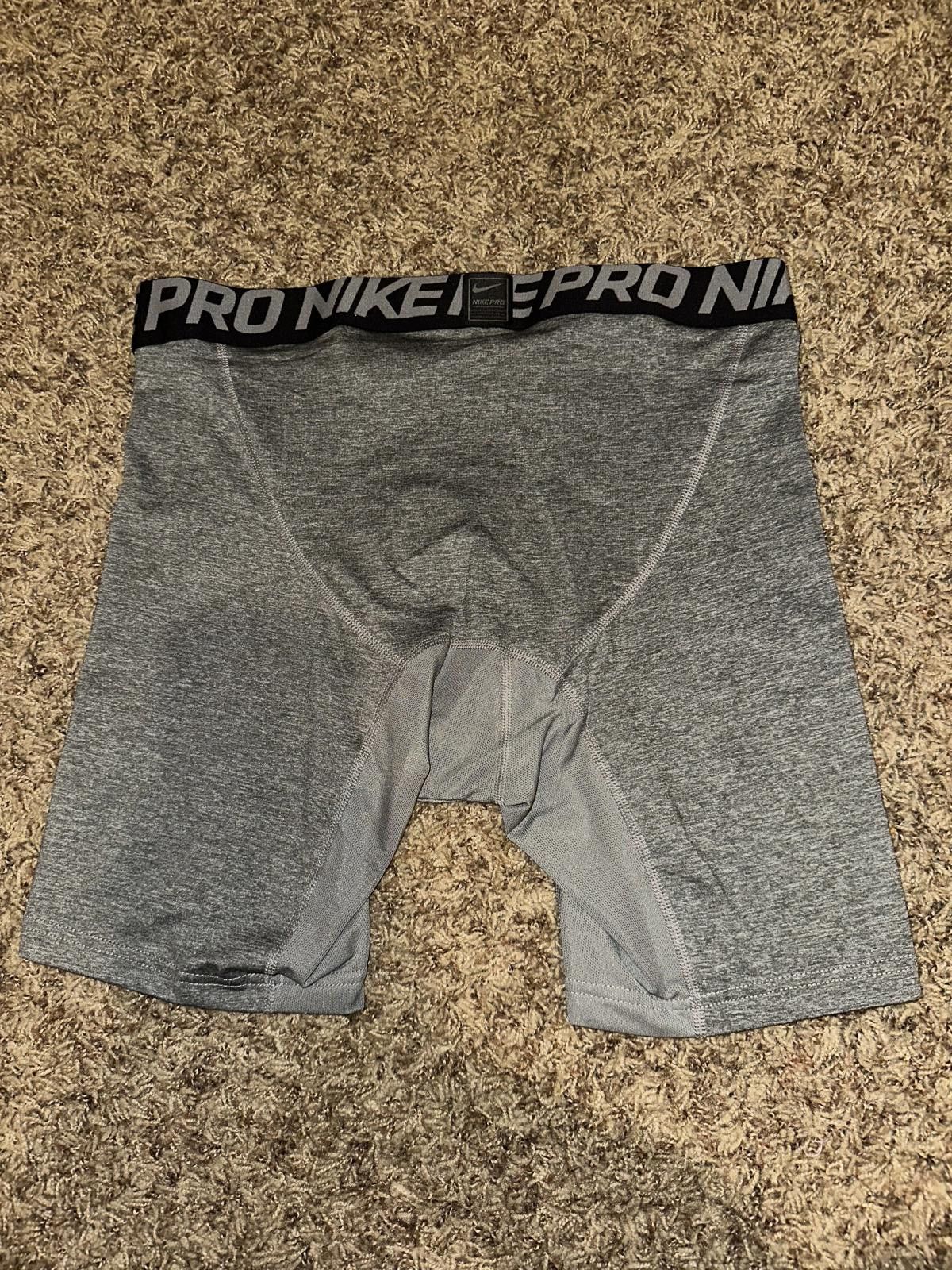 Nike Nike Pro Mens Hypercool 6" CompressionGrey Training Short Size US 36 / EU 52 - 6 Thumbnail