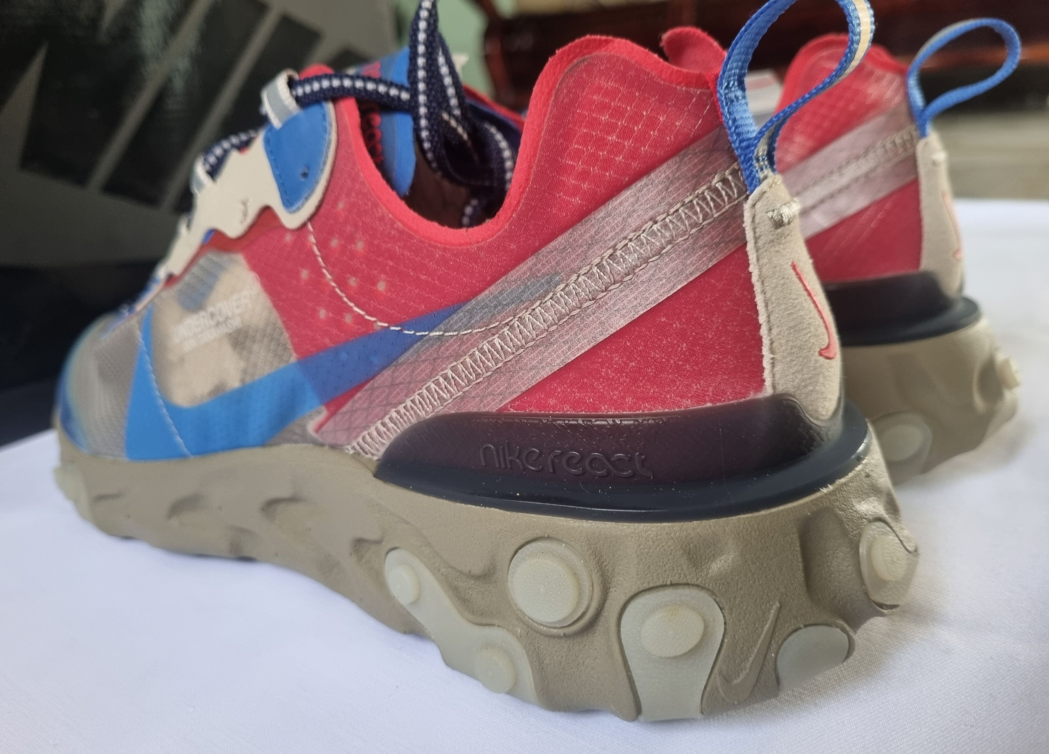 Nike × Undercover Nike React Element 87 X Undercover Light Beige Size US 10 / EU 43 - 7 Thumbnail