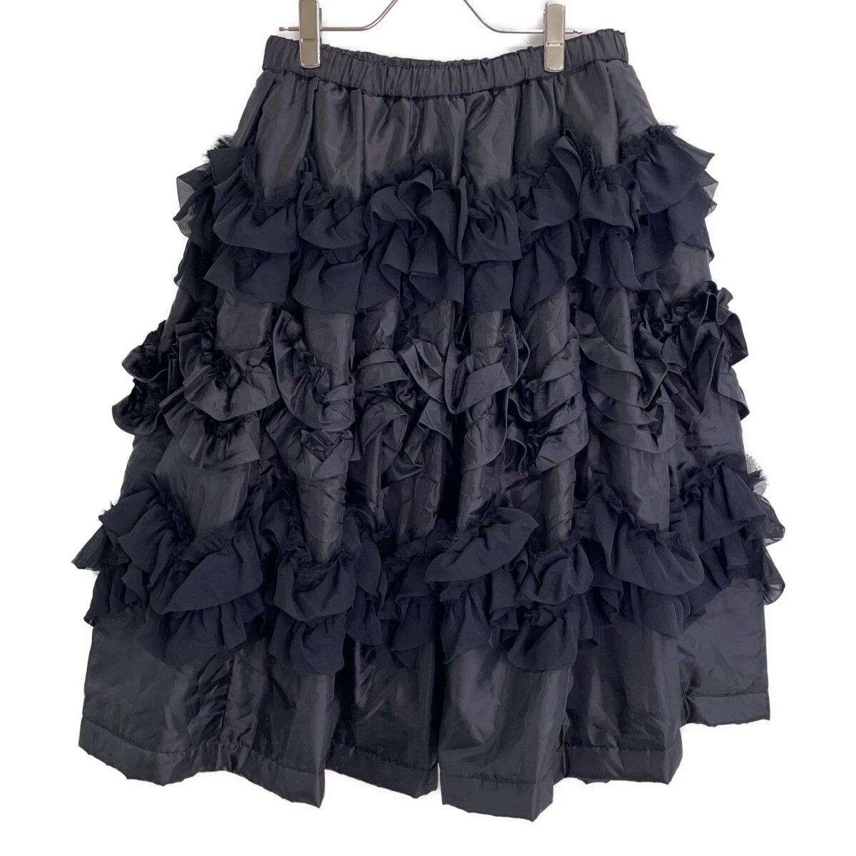 Comme des Garçons COMME des GARÇONS GIRL Gather Lace Frill Wide Skirt Polyester Skirt Textile Skirts NB-S001 DUTY FREE for USA