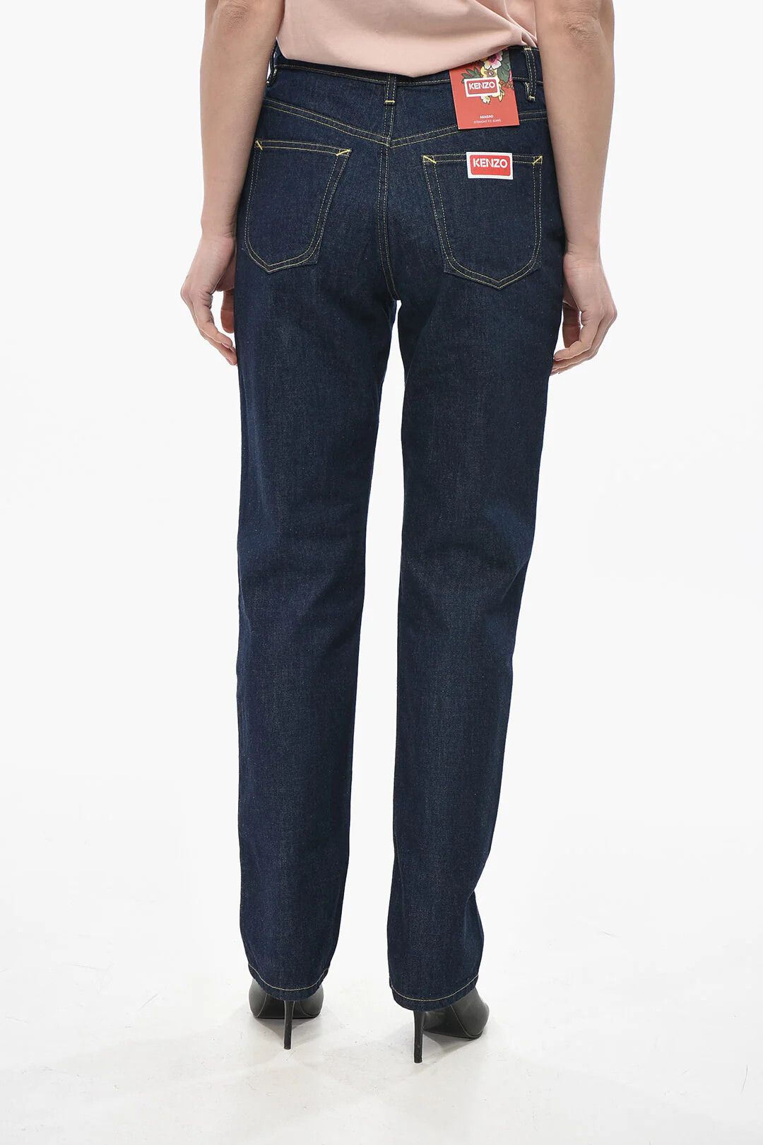 Kenzo og1mm0426 Slim-Fit Dark-Wash Denim Jeans in Blue Size 30" / US 8 / IT 44 - 2 Thumbnail