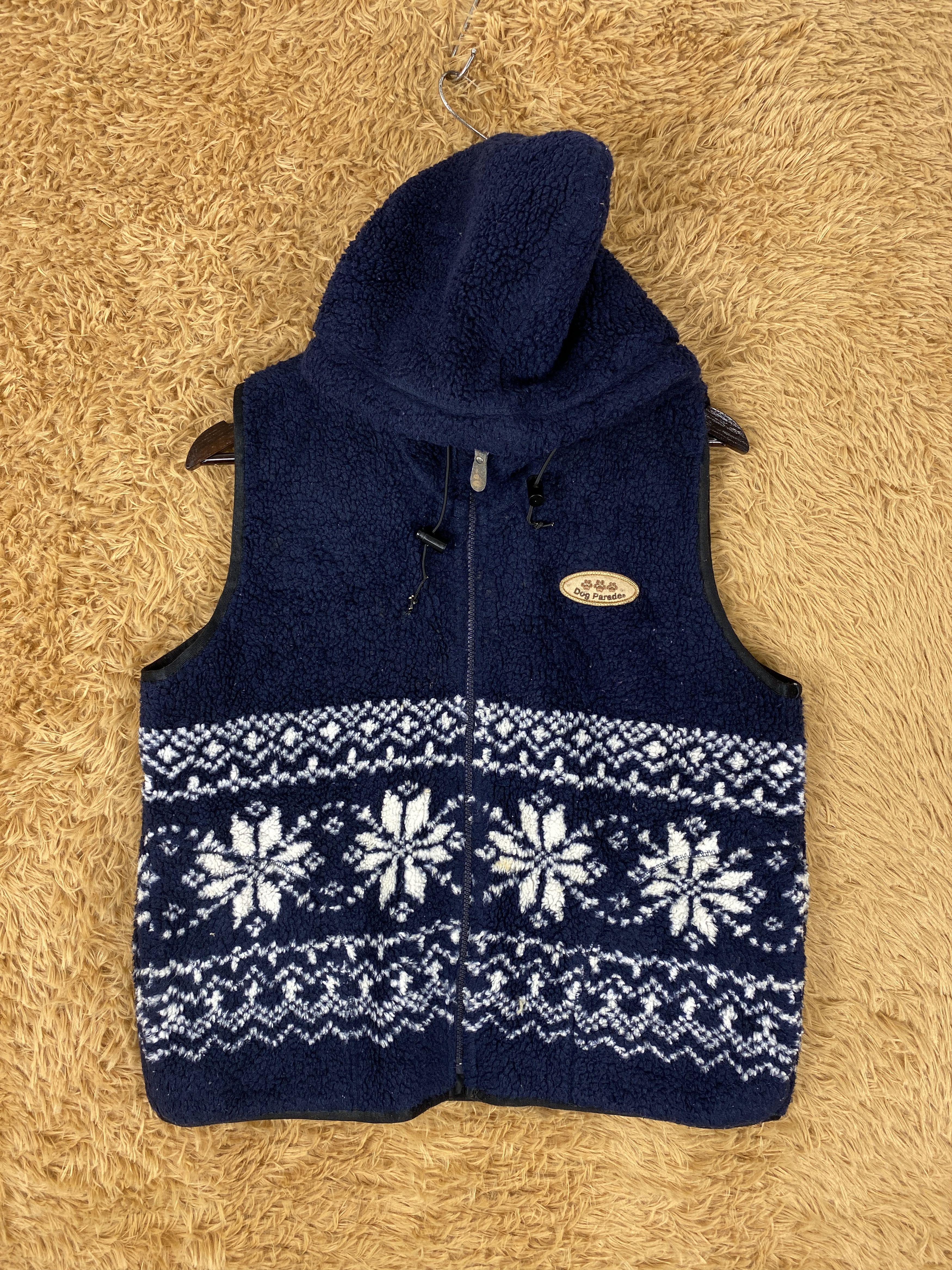 Japanese Brand Vintage Dog Parade Fleece Vest Size US L / EU 52-54 / 3 - 1 Thumbnail