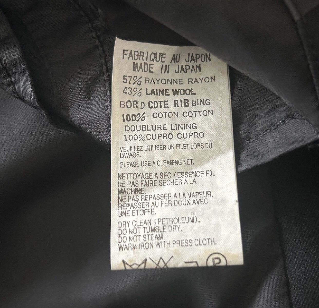 Yohji Yamamoto Yohji Yamamoto 09aw Double Pocket Suit 2412-Nextarrow Size 46S - 6 Thumbnail