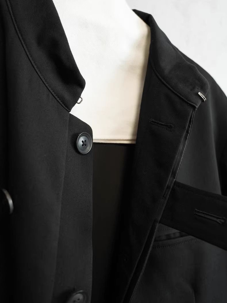 Yohji Yamamoto Yohji Yamamoto 18AW Hidden-button wool stand-collar jacket- Size US M / EU 48-50 / 2 - 4 Thumbnail