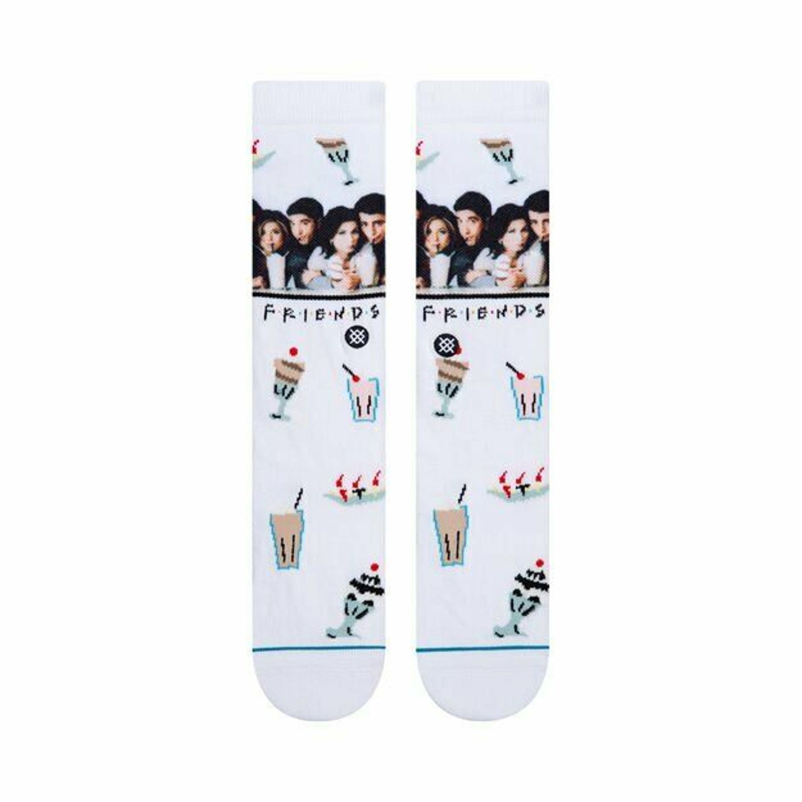 Stance Socks STANCE Friends The One With The Diner Crew Socks Large 9-13 Size ONE SIZE - 2 Thumbnail