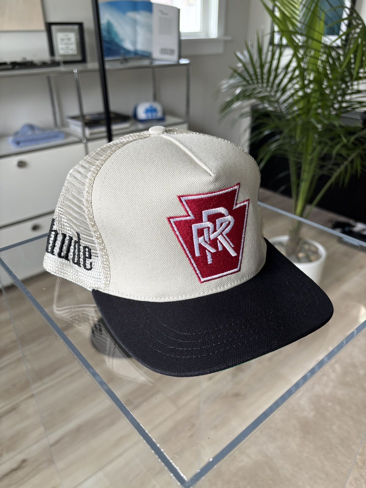 Rhude RHUDE TRIPLE R LOGO HAT Size ONE SIZE - 3 Thumbnail