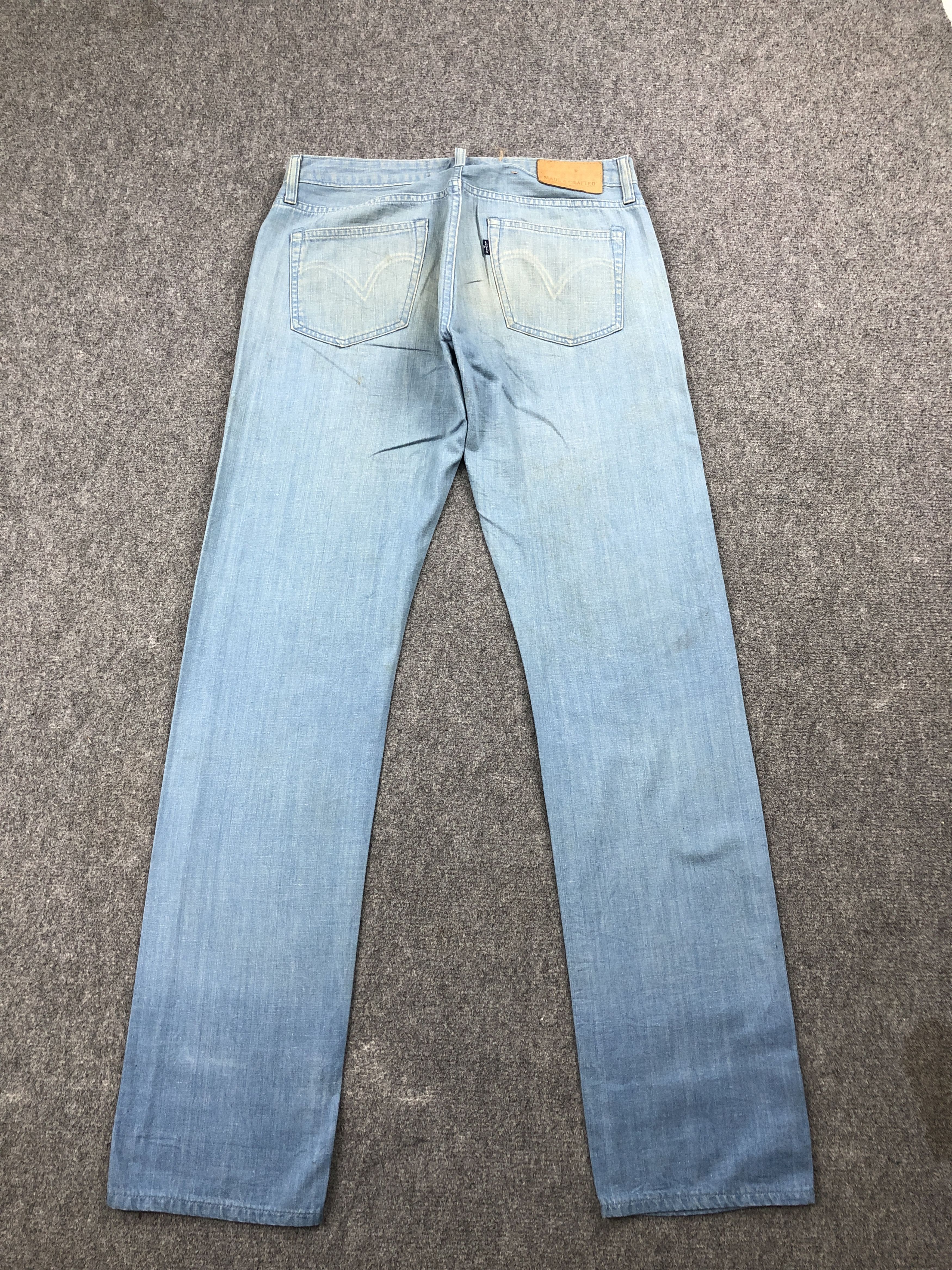 Levi's Vintage Levis Black Tab Made Crafted Light Wash Jeans DP2473 Size US 31 - 3 Thumbnail