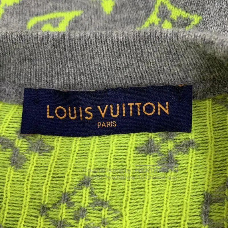 Louis Vuitton Louis Vuitton Gray Cashmere Knit Sweater for Men . Size US S / EU 44-46 / 1 - 5 Thumbnail