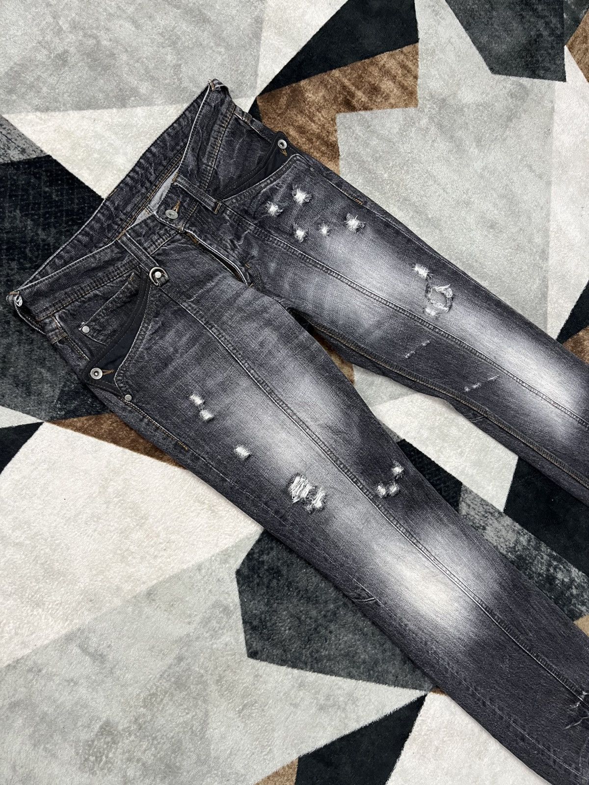 Other Y2K Hideaways Nicole Nfcm Flared Distress Punk Jeans Size US 31 - 6 Thumbnail