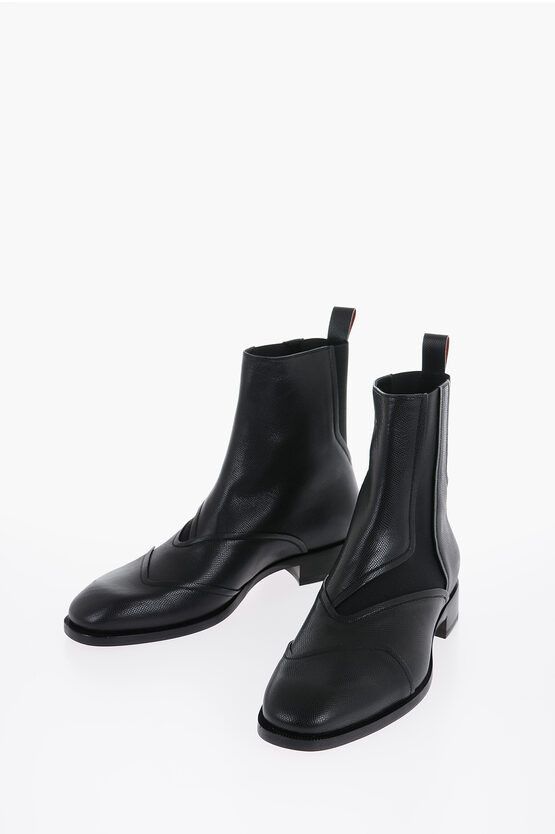 Christian Louboutin Leather BOABI Boots with Elactic Inserts Size US 8 / EU 41 - 1 Thumbnail