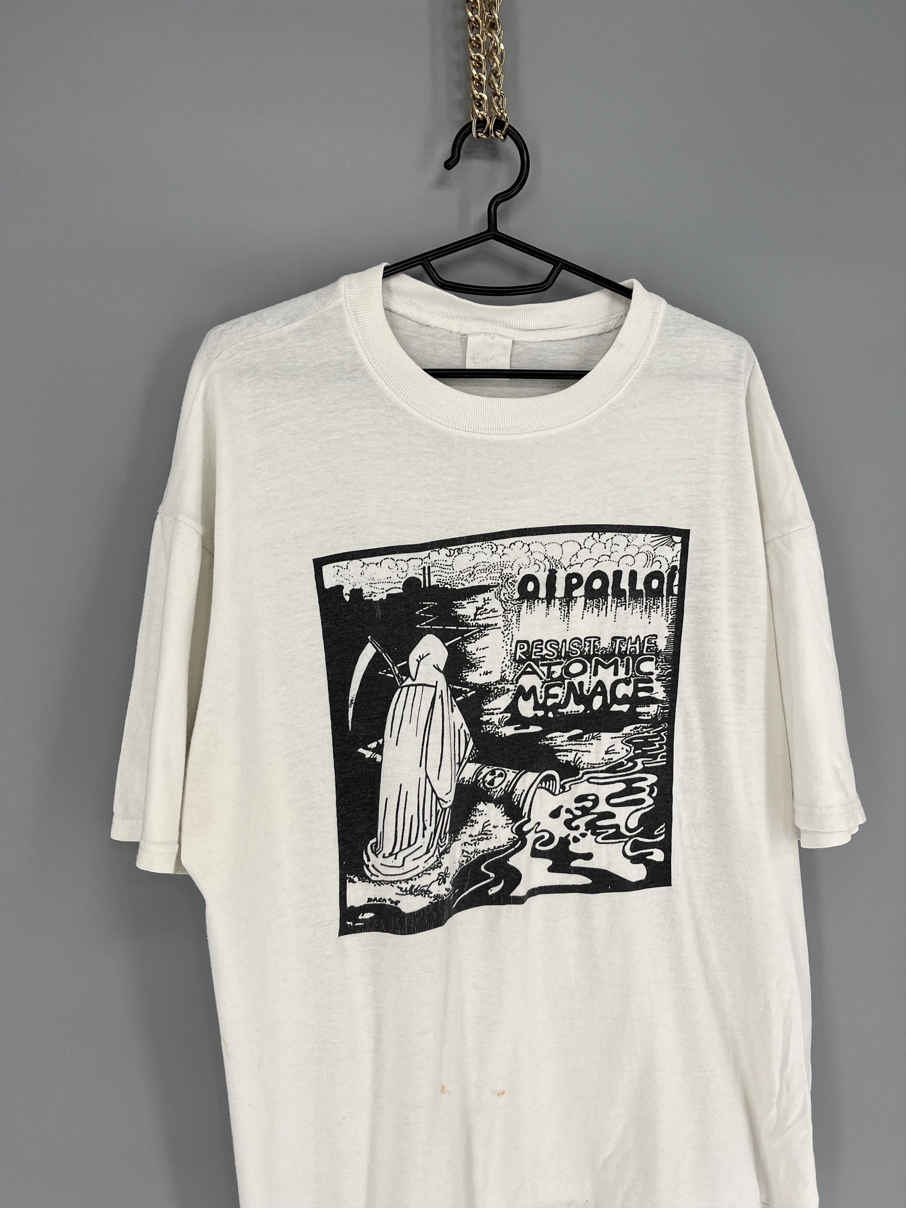 Band Tees Vintage Y2K Oi Polloi Punk Band T Shirt 666 Size US XL / EU 56 / 4 - 4 Thumbnail