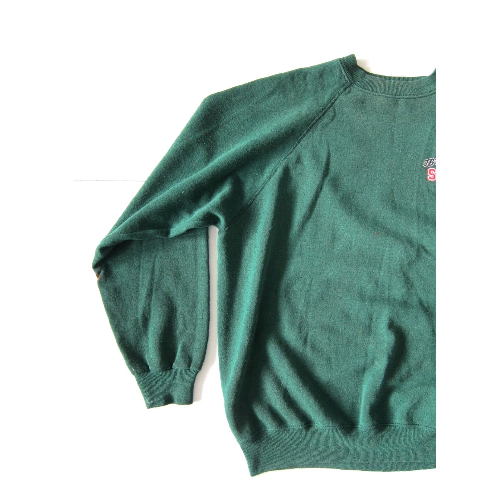 Hanes VINTAGE Hanes Sweatshirt Men XL Green Distressed Sports JB's Restaurant Orlando Florida Size US XL / EU 56 / 4 - 5 Thumbnail