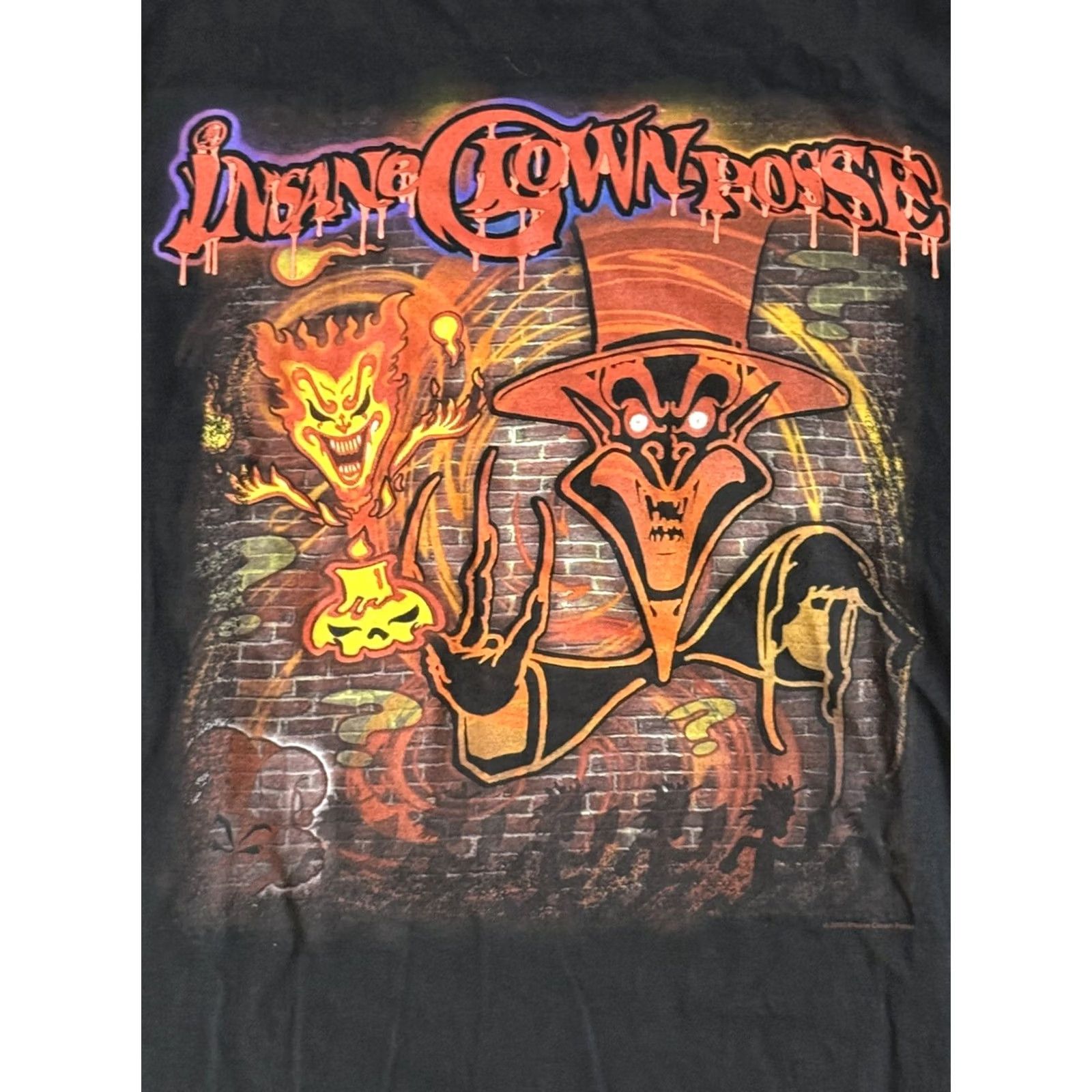 Anvil VINTAGE Deadstock Y2K Insane Clown Posse Shirt Blaze Ya Dead Homie M Black Mens Graphic Tee Size US M / EU 48-50 / 2 - 3 Thumbnail