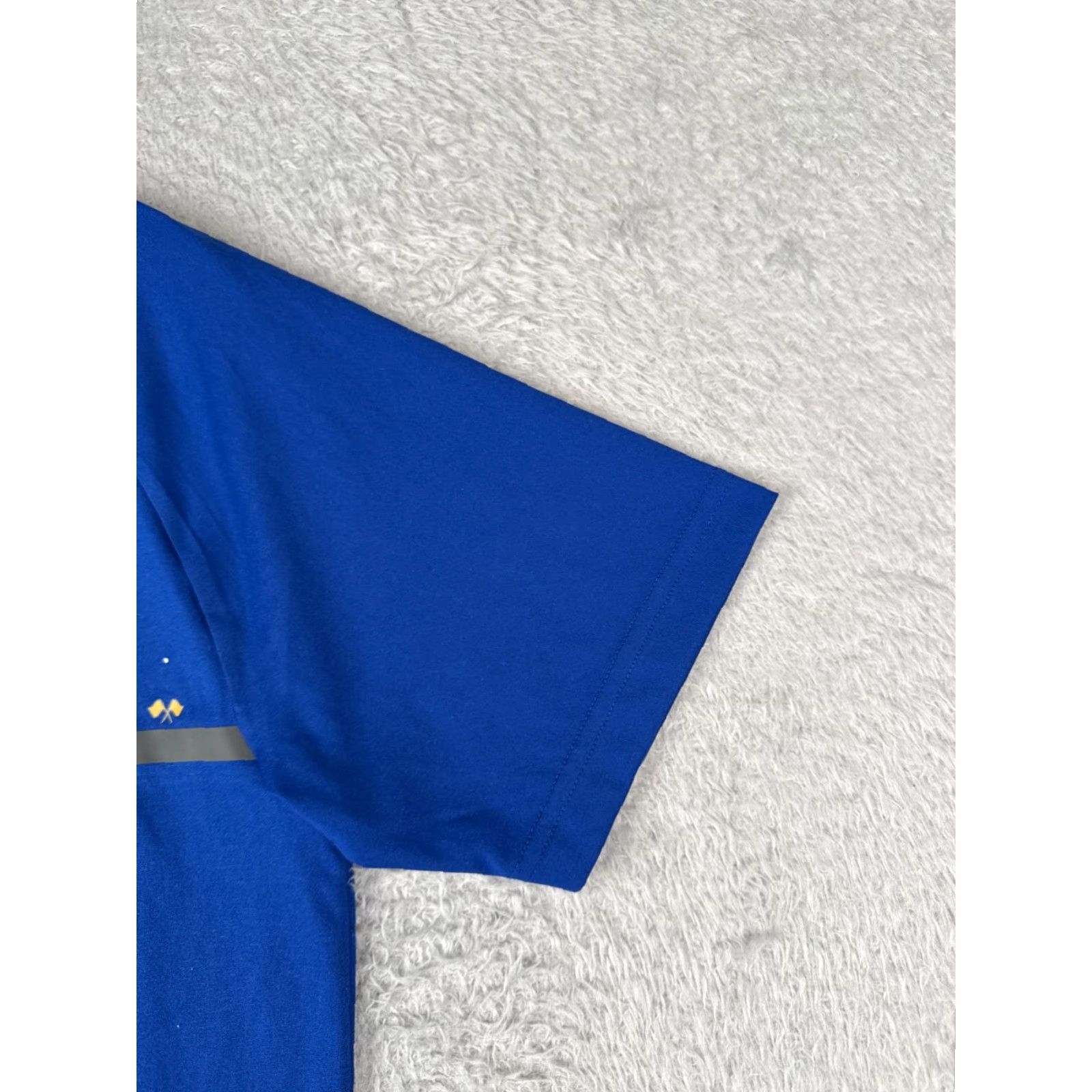 Vintage Levelwear Polo Shirt Men Medium Blue Short Sleeve Indy Golfer Polyester Shirt Size US M / EU 48-50 / 2 - 2 Thumbnail