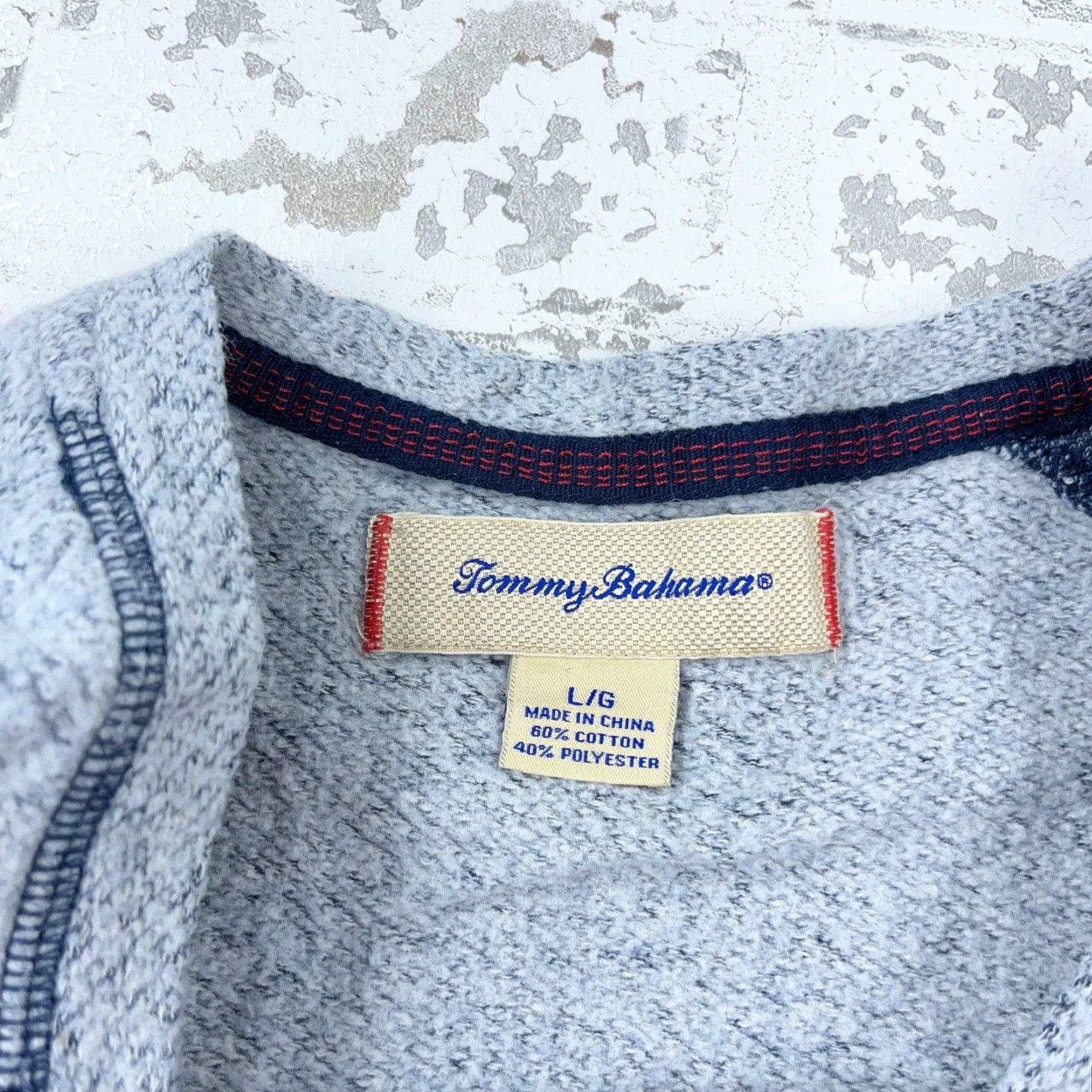 Tommy Bahama VINTAGE Tommy Bahama Women's Sweater Casual Pullover All Seasons Blue Size L Knit Size L / US 10 / IT 46 - 2 Thumbnail