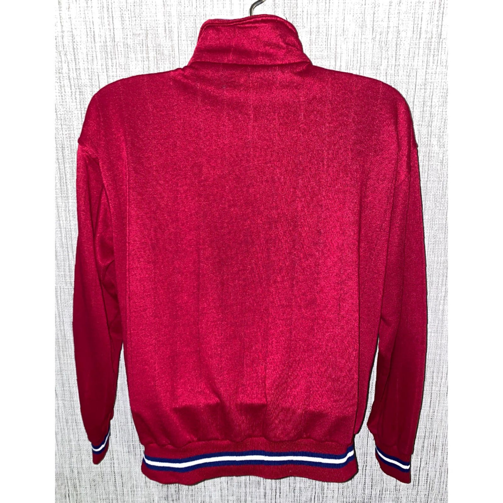 Blair Vintage Adventurers Club Men Red Fleece Lined Full Zip Track Jacket Size L Size US L / EU 52-54 / 3 - 6 Thumbnail