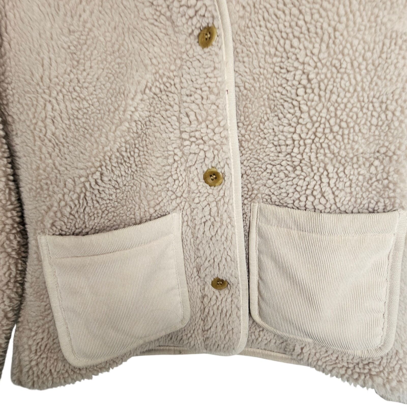 Alex Mill Alex Mill Womens High Pile Fleece Jacket S Chore Coat Barn Size S / US 4 / IT 40 - 4 Thumbnail