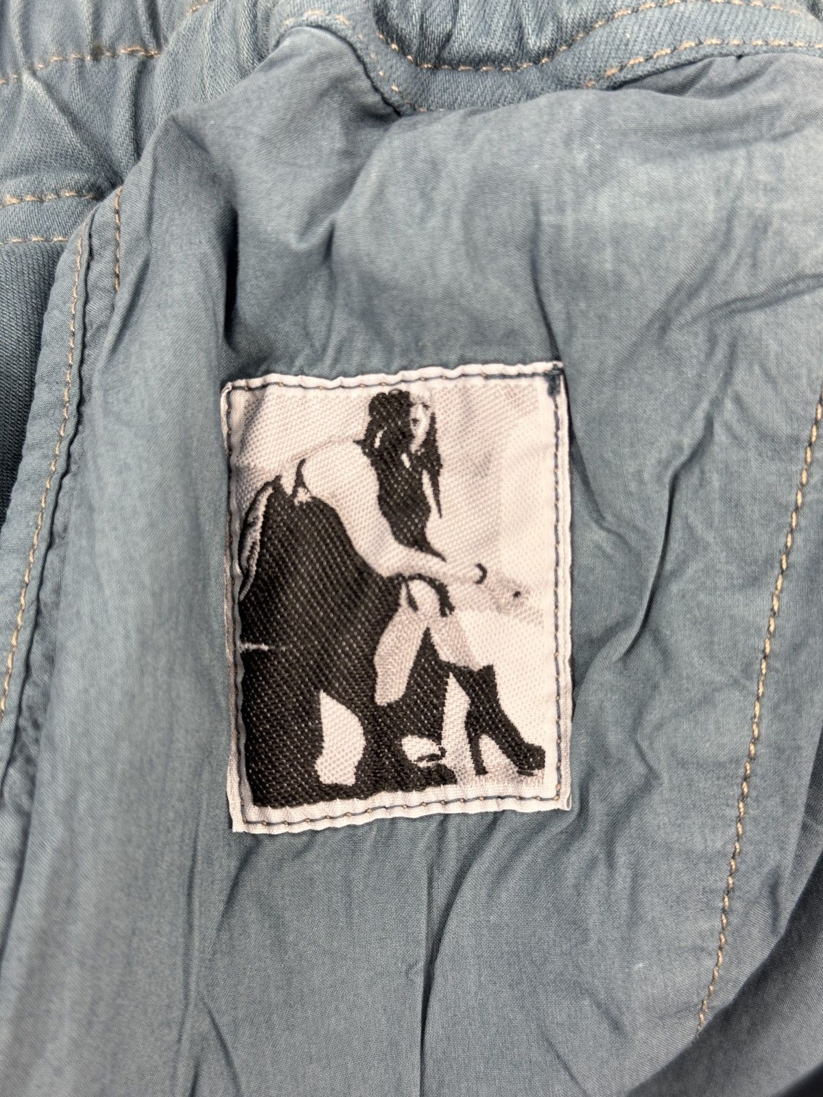 Rick Owens CARGOBELA THOOTHPASTE DEGRADE SHORTS Size US 32 / EU 48 - 8 Thumbnail