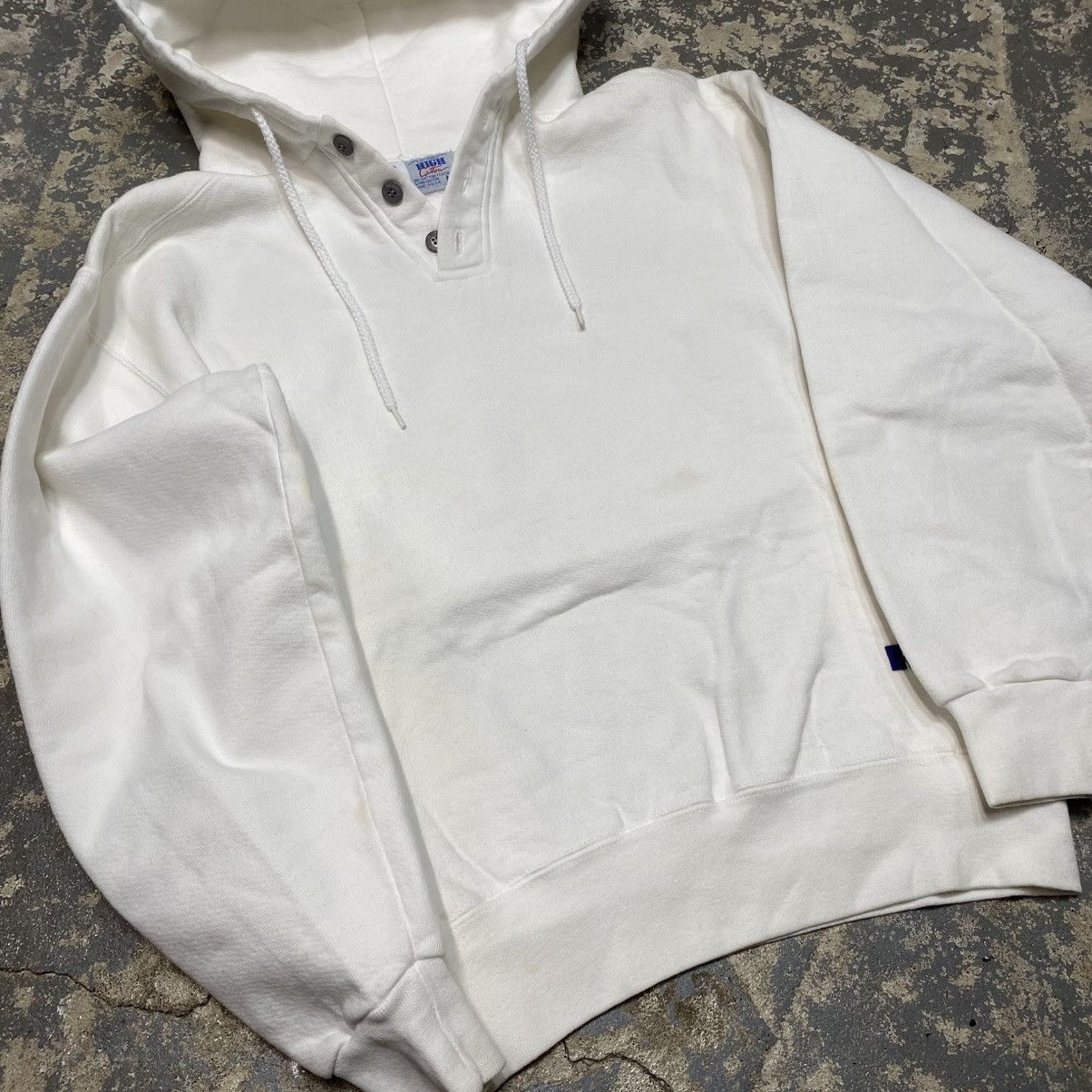 Russell Athletic × Vintage Vintage Russell Athletic White Blank Boxy Hoodie USA Size US M / EU 48-50 / 2 - 11 Thumbnail