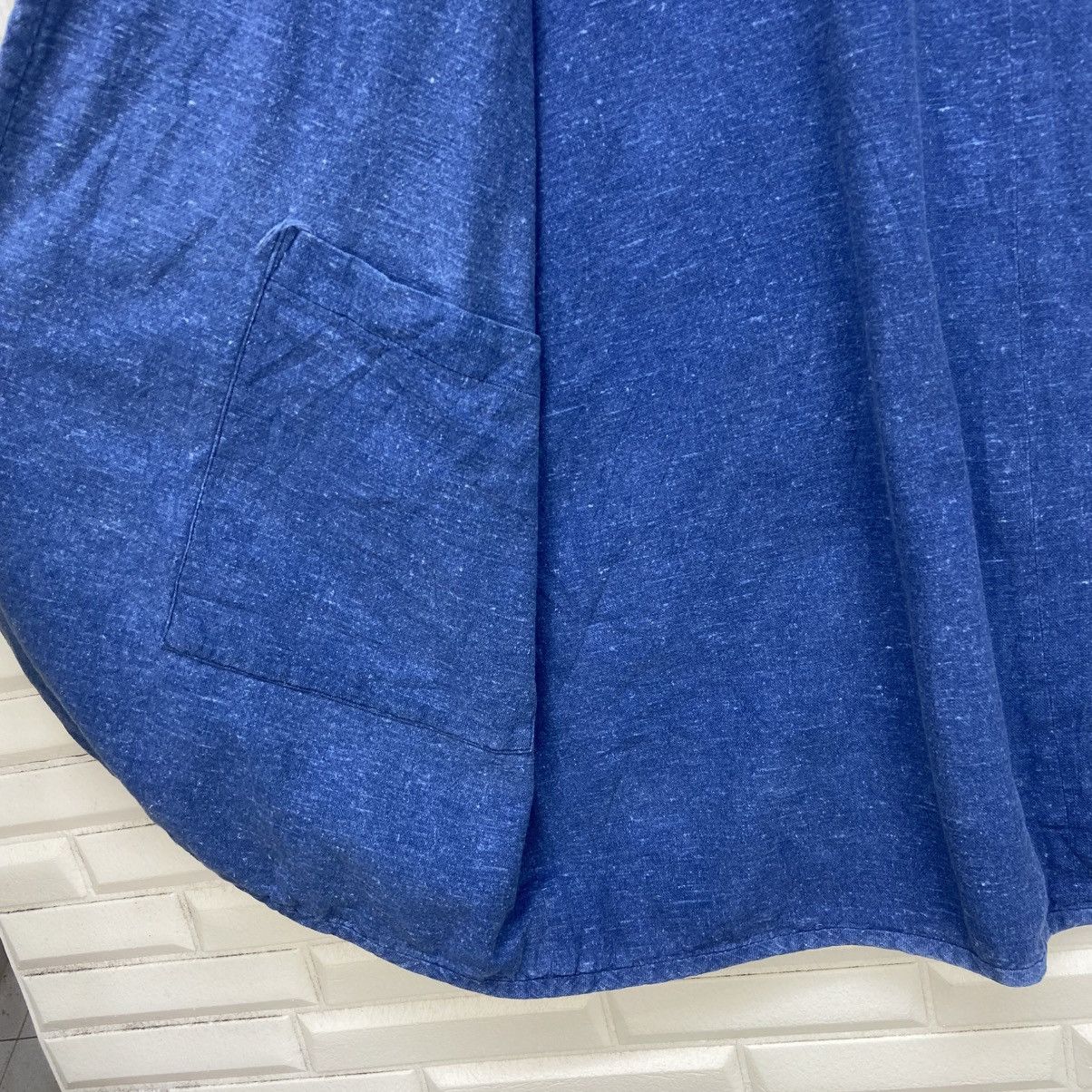 Japanese Brand Vintage Japanese Traditional Indigo Sleeveless Buttonless Size US L / EU 52-54 / 3 - 14 Thumbnail