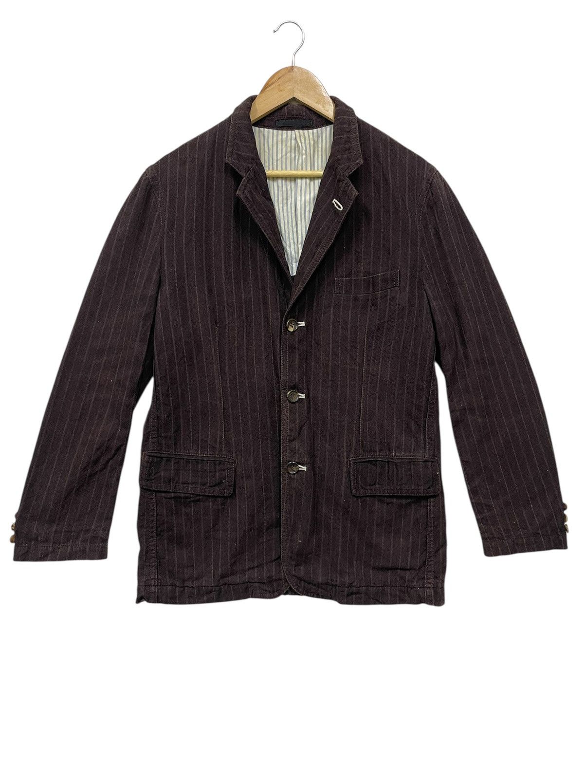 Comme des Garcons CDG Comme des GARCONS AD 2005 stripe Blazer Size US M / EU 48-50 / 2 - 1 Thumbnail