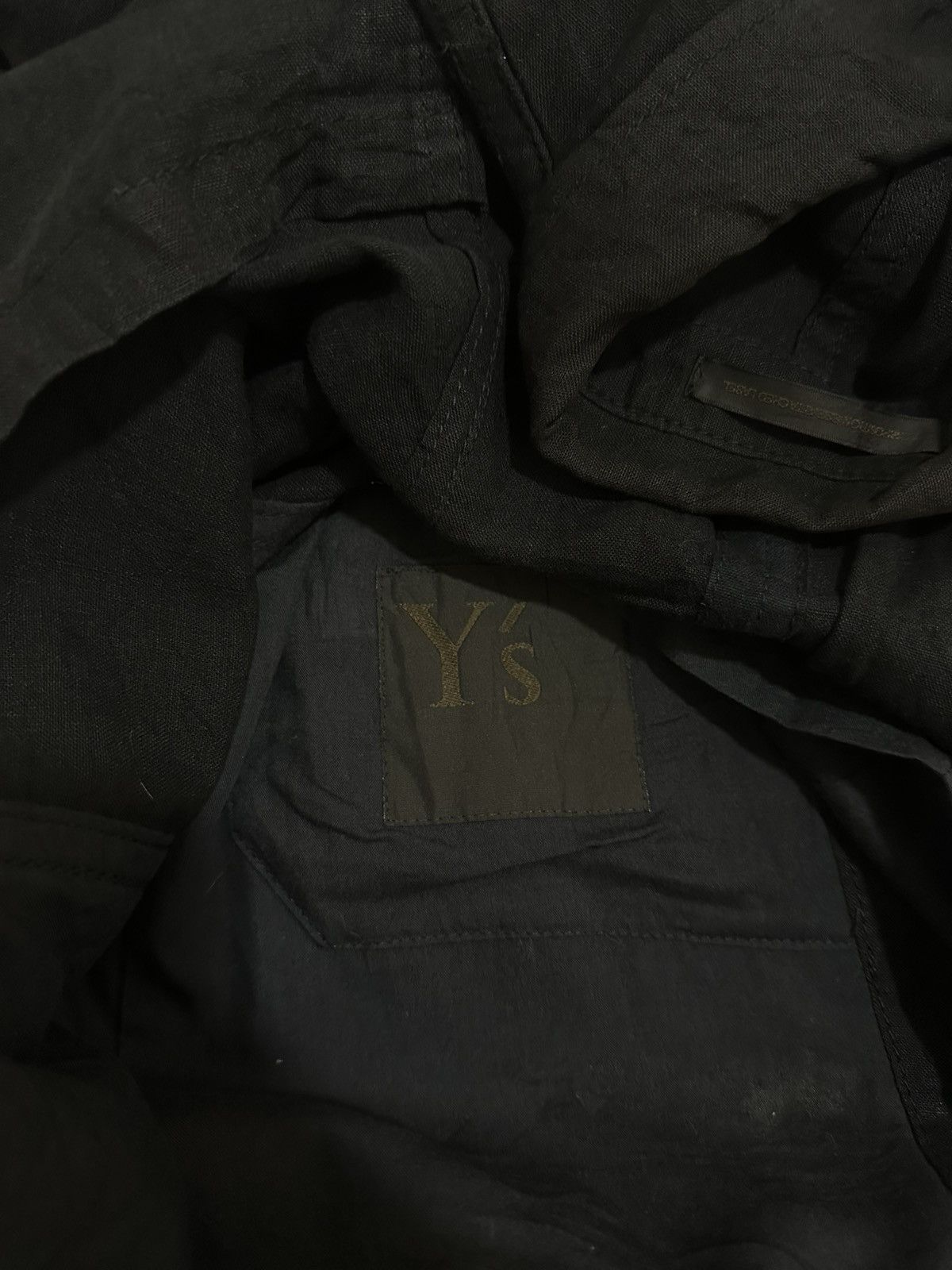 Yohji Yamamoto Yohji Yamamoto Y’s 08 SS Linen Jacket Iconic Yohji Yamamoto Size US L / EU 52-54 / 3 - 4 Thumbnail