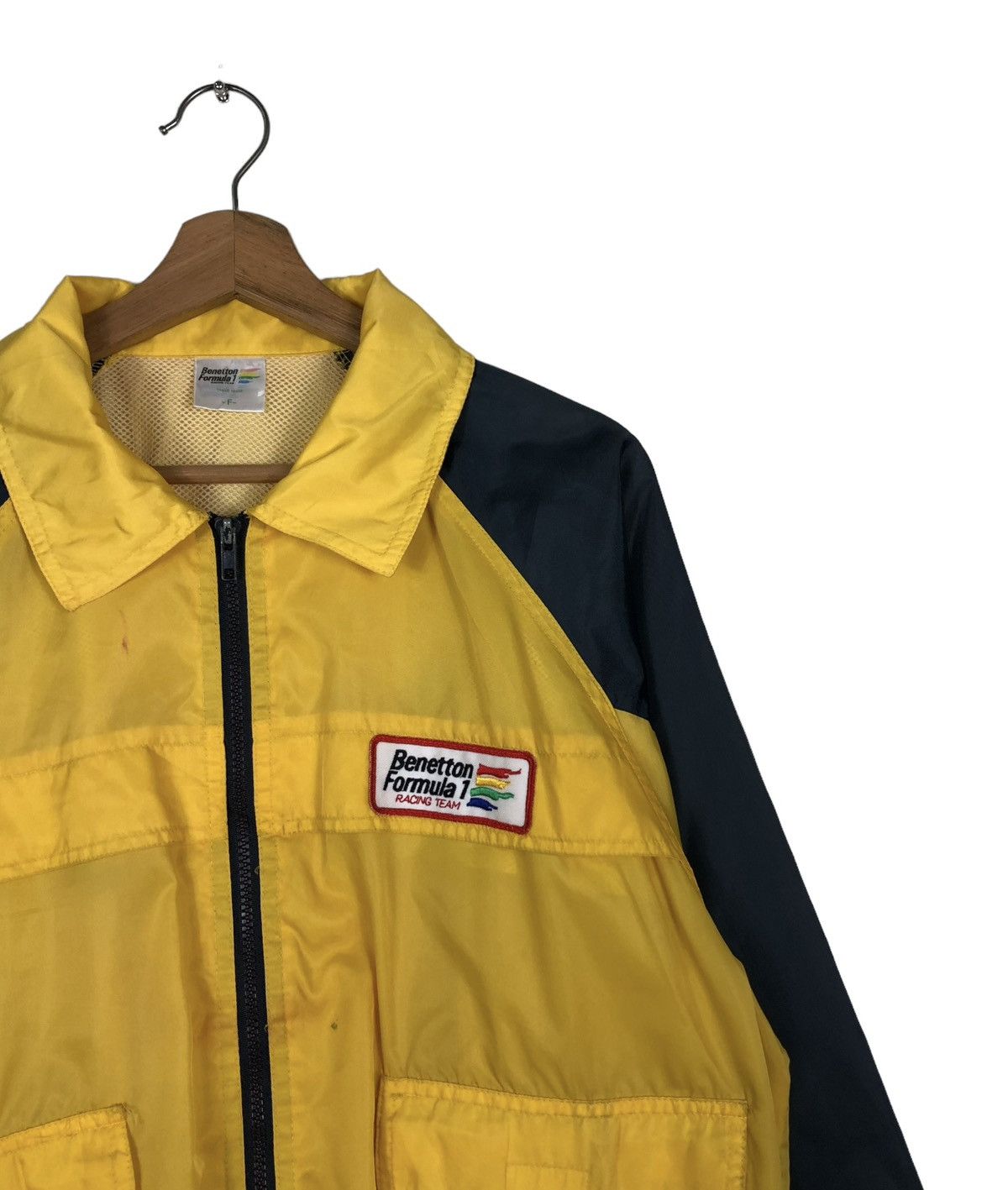 Vintage 🔥VINTAGE BOMBER JACKET BENETTON FORMULA 1 RACING TEAM Size US M / EU 48-50 / 2 - 5 Thumbnail