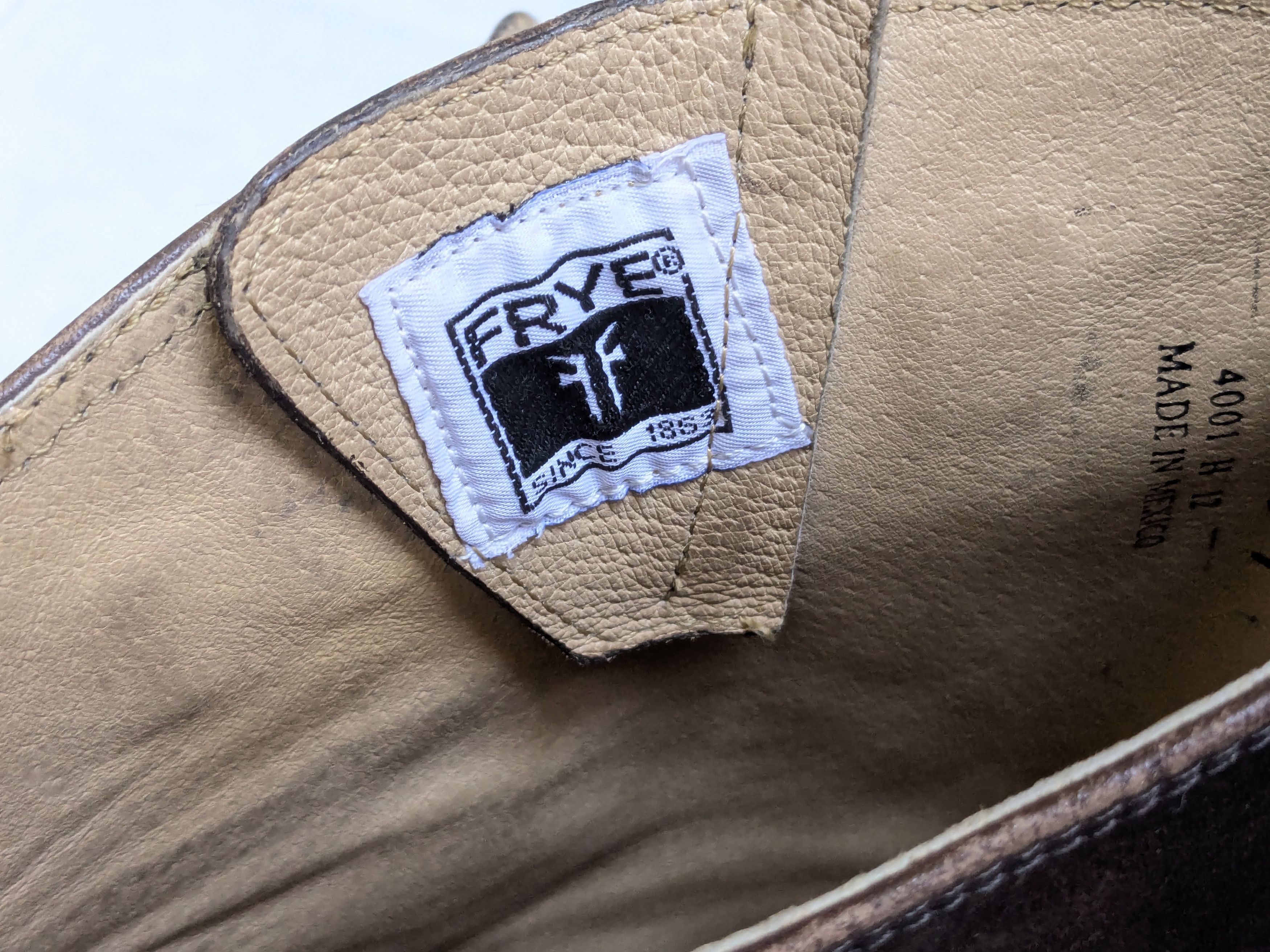 Frye Frye Engineer Boots Brown 11.5 M Leather Buckle Strap Size US 11.5 / EU 44-45 - 10 Thumbnail