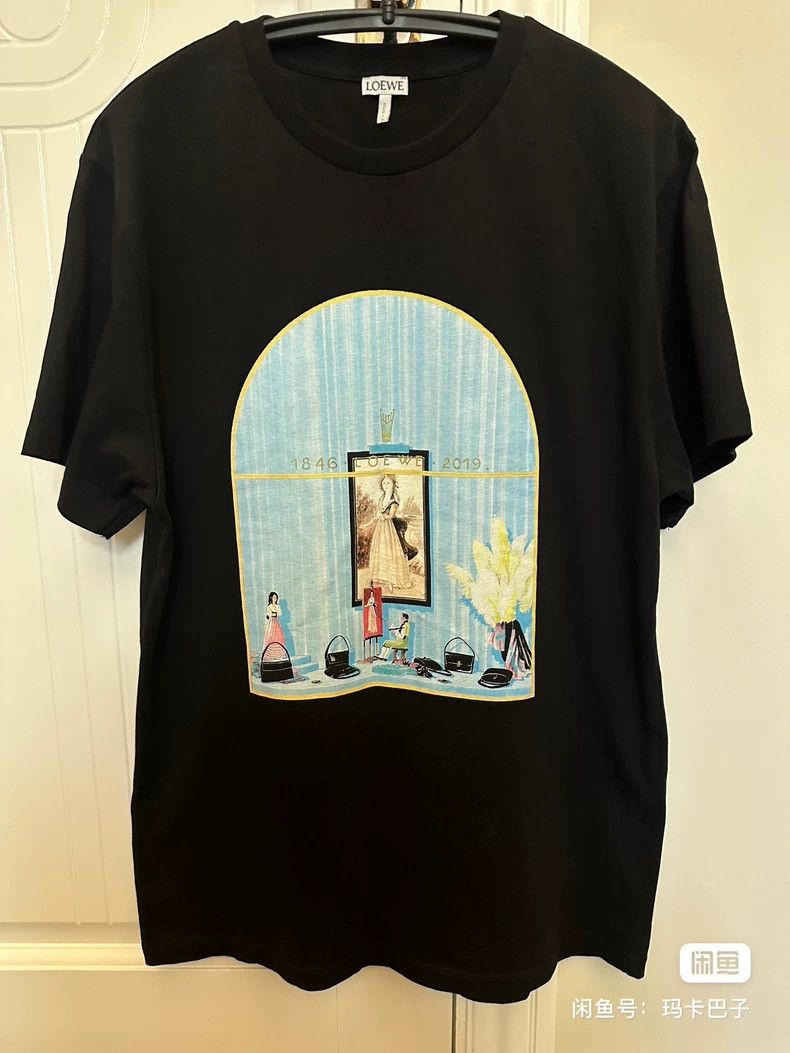 Loewe LOEWE Oil painting in a short sleeve Size S / US 4 / IT 40 - 1 Thumbnail