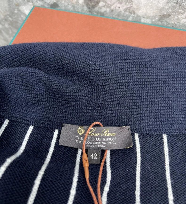 Loro Piana LORO PIANA King's Gift 12mm Wool Knitted Cardigan Coat for Size L / US 10 / IT 46 - 6 Thumbnail