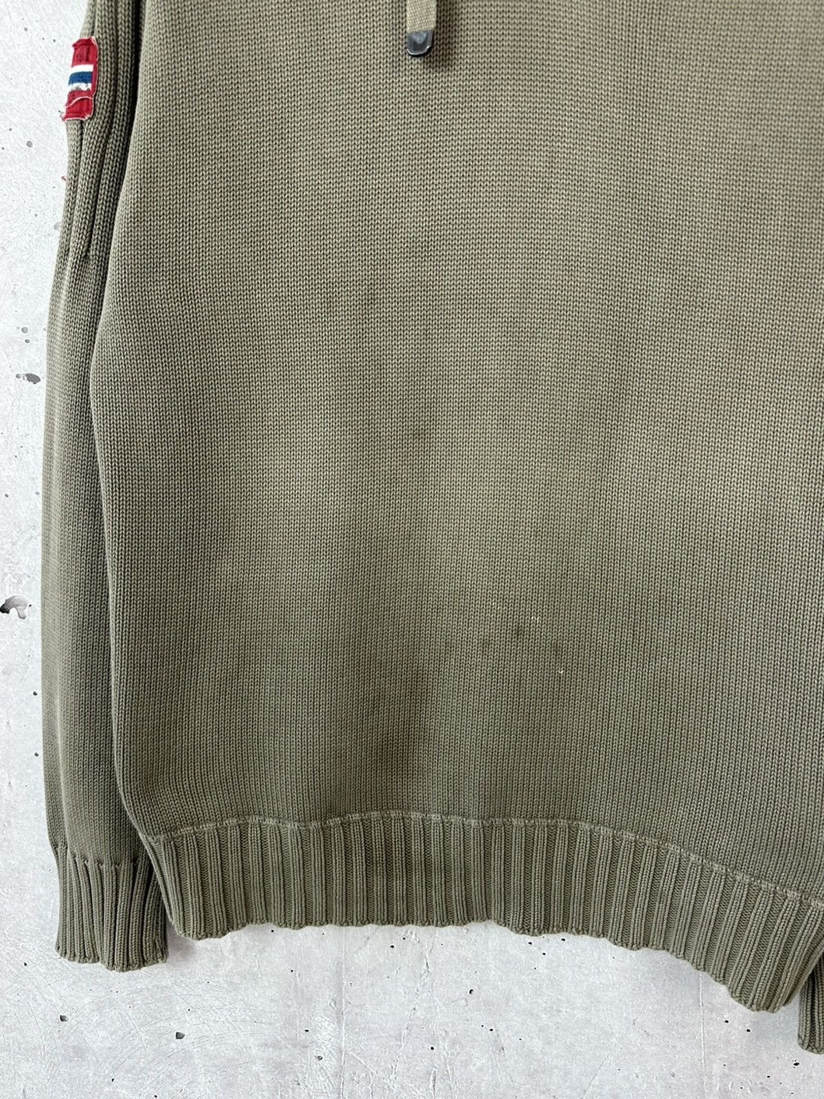 Napapijri Vintage Napapijri Knit Khaki Bondage Jumper Size US XXL / EU 58 / 5 - 6 Thumbnail