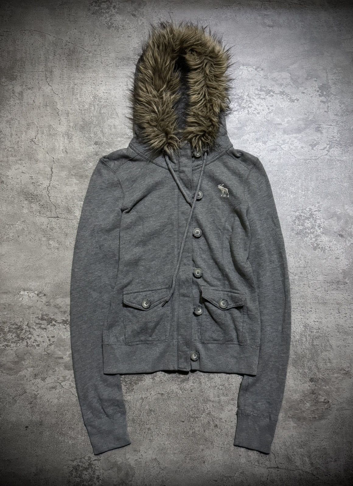 ABERCROMBIE & FITCH IFSIXWASNINE STYLE FUR HOODE