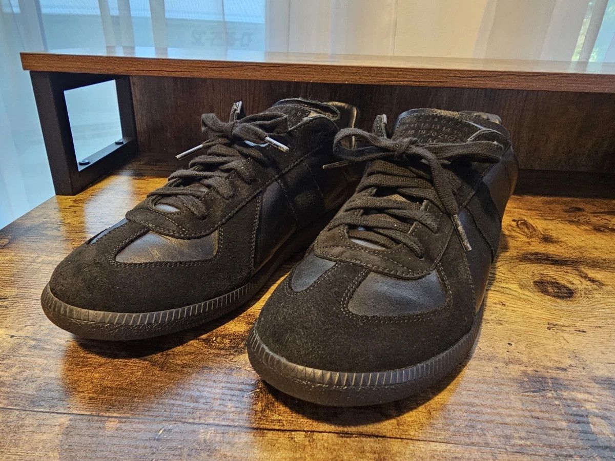Maison Margiela Maison Margiela Replica GAT Black 10 43 Low Tops Size US 10 / EU 43 - 4 Thumbnail