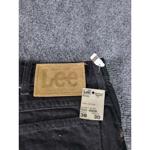 Lee Vintage Lee Genuine Jeans Men Sz 38X30 Black Straight Leg Wo Size US 38 / EU 54 - 7 Thumbnail